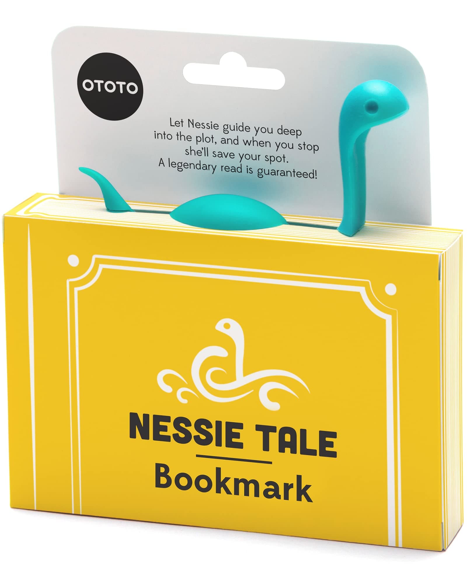 Nessie Tale Book Mark - Turquoise Pagekeeper - Unique Gifts for Readers, Book Markers for Women & Men - Pretty Bookmarks for Books, Lightweight Anime Book Marks for Girls, Boys, Kids