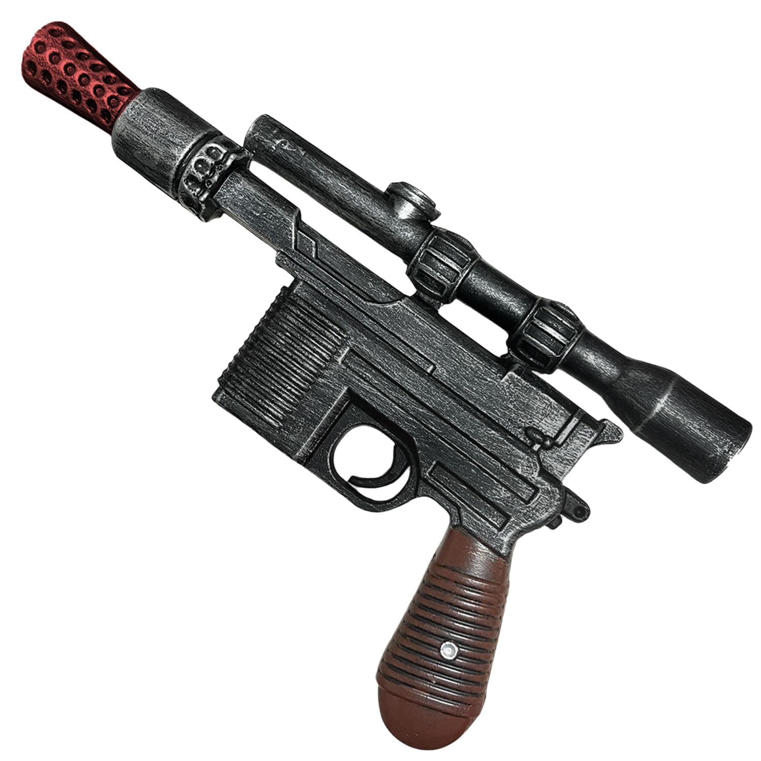 otaku gear 12" Foam Solo Sci-Fi Blaster Prop Replica – Cosplay Costume Accessory, Lightweight Collectible for Display, Halloween, or Conventions