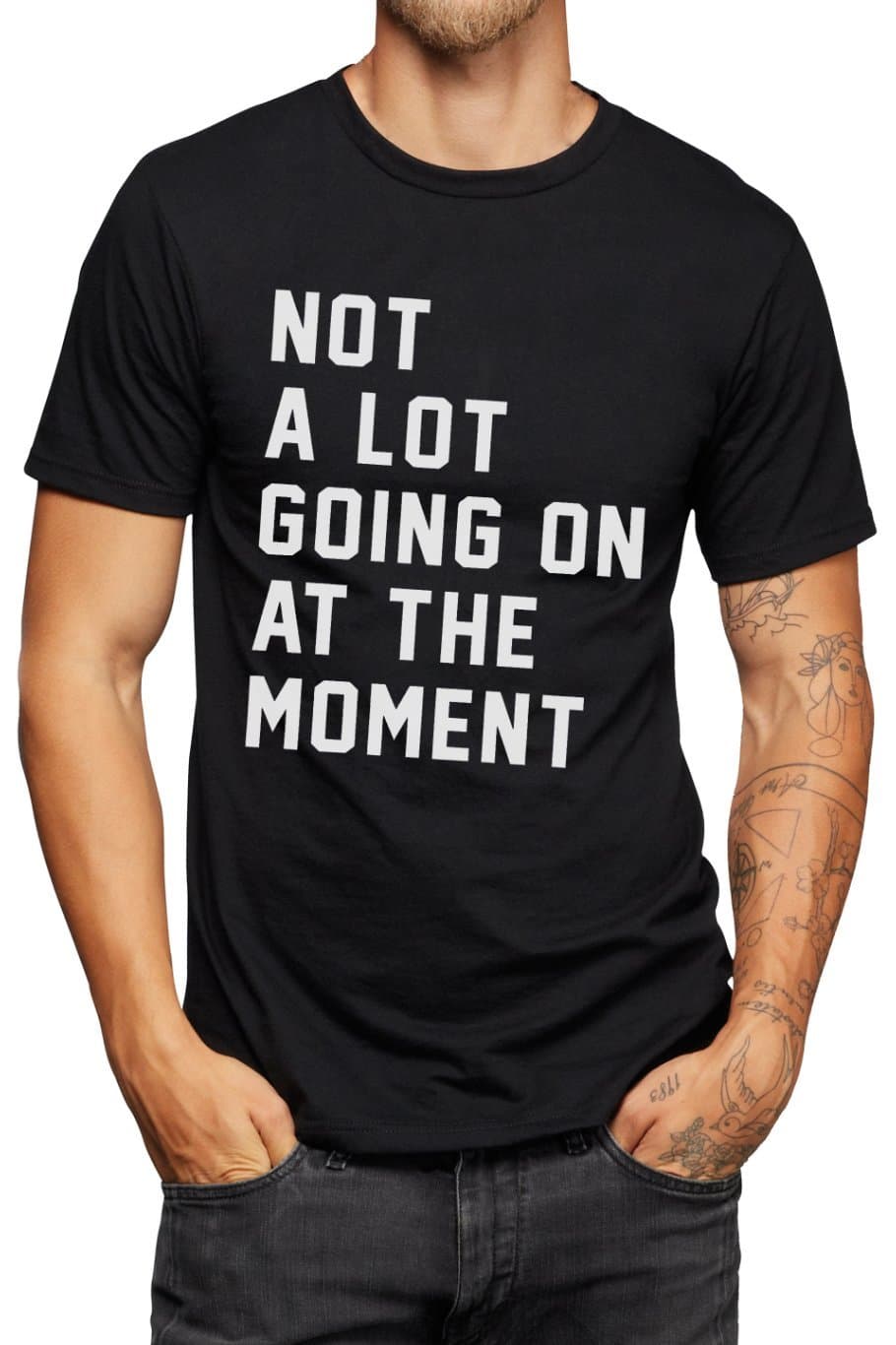 Not A Lot Going On at The Moment T-Shirt - Taylor Swift Inspired - Vinyl Printed T-Shirt
