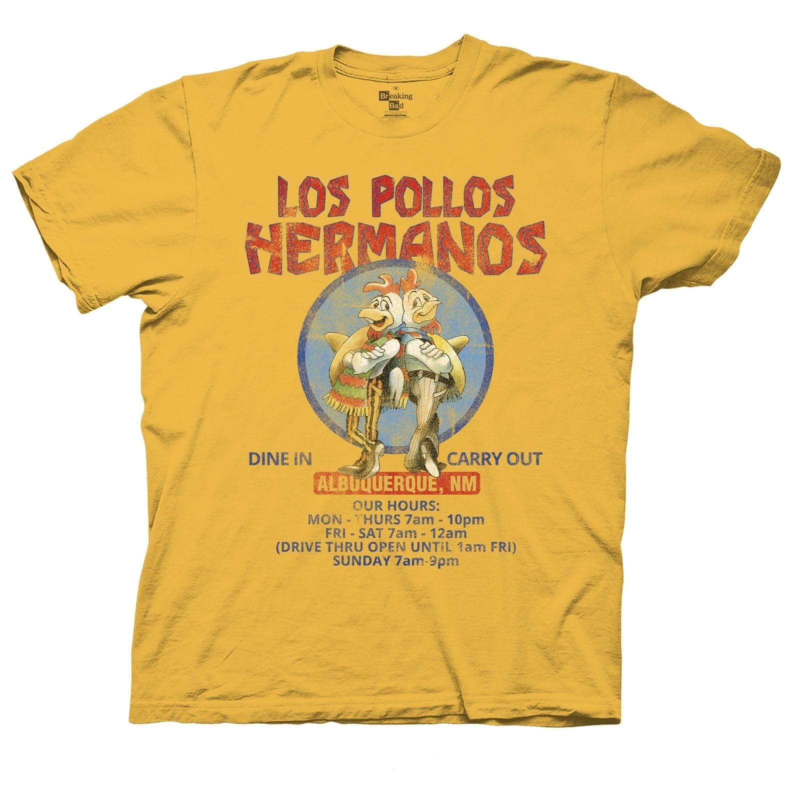 Breaking Bad Los Pollos Hermanos Mens Adult T-Shirt