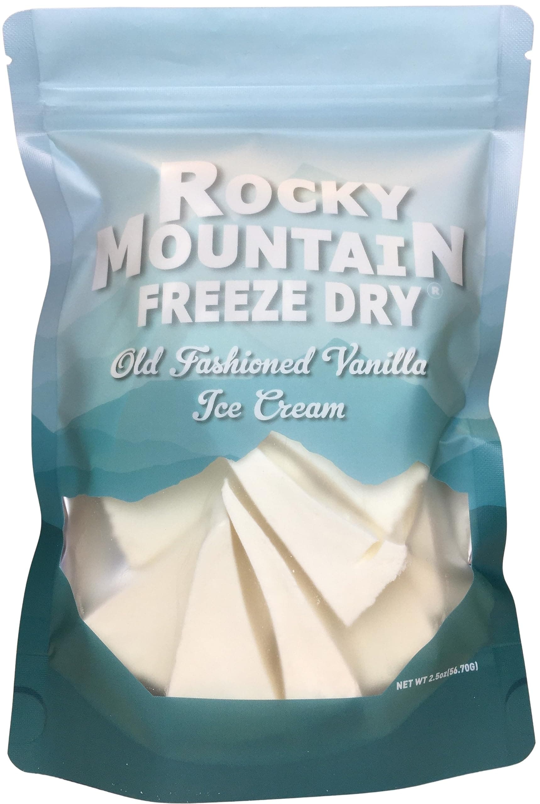 Freeze Dried Ice Cream – Vanilla Ice Cream That Doesn’t Melt – Smooth Creamy Snack with Clean Ingredients – Rocky Mountain Freeze Dry 2.5oz (2.5 OZ, Vanilla)