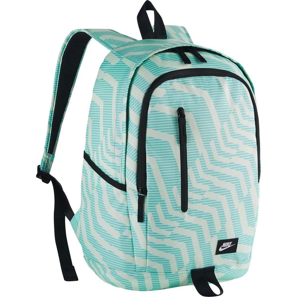 Nike NK All Access SOLEDAY BKPK-AOP, Blue (Light Aqua/Black/White), misc