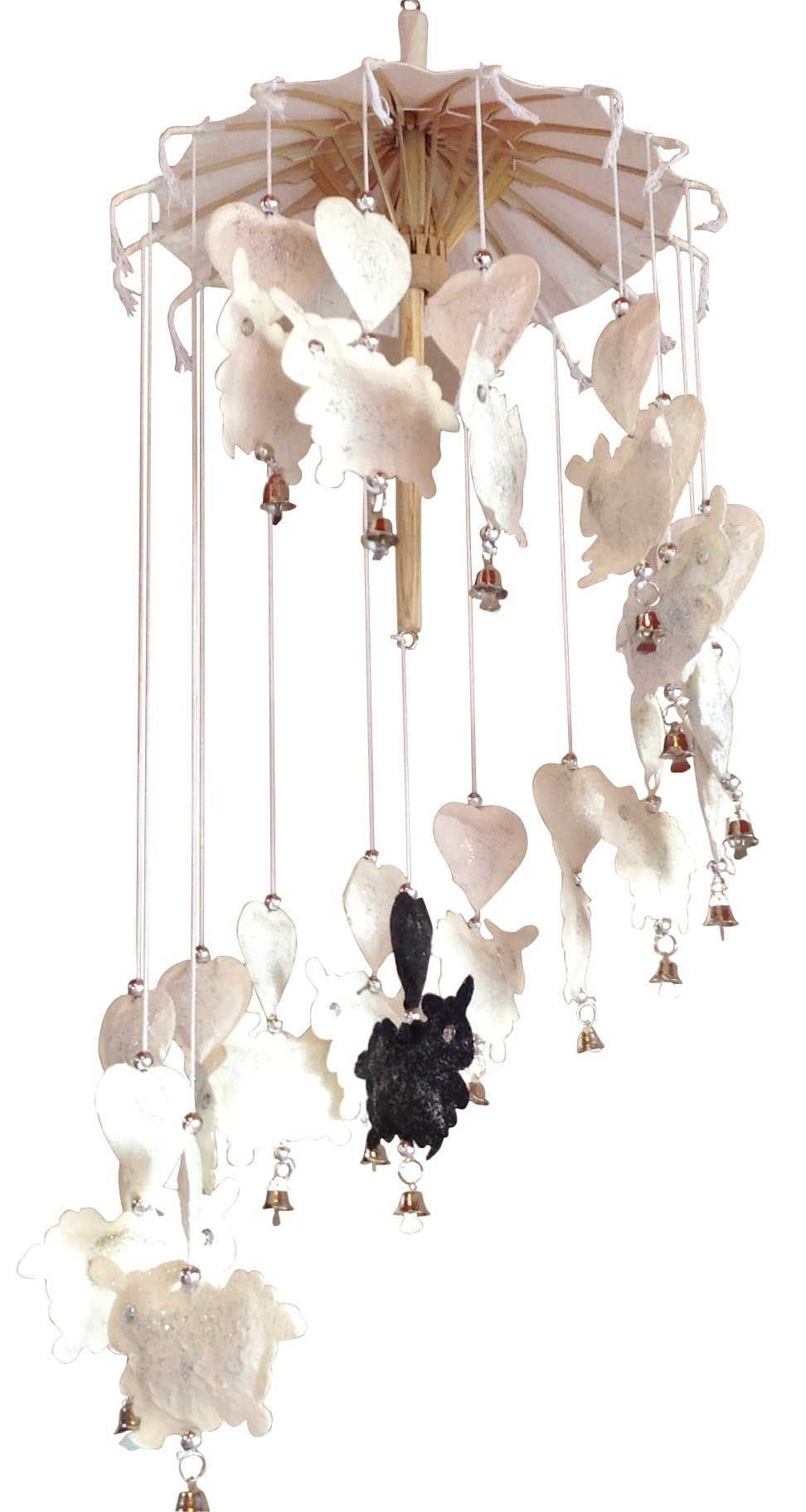 Gift on Christmas - Mulberry Paper Mobile - Little Lambs