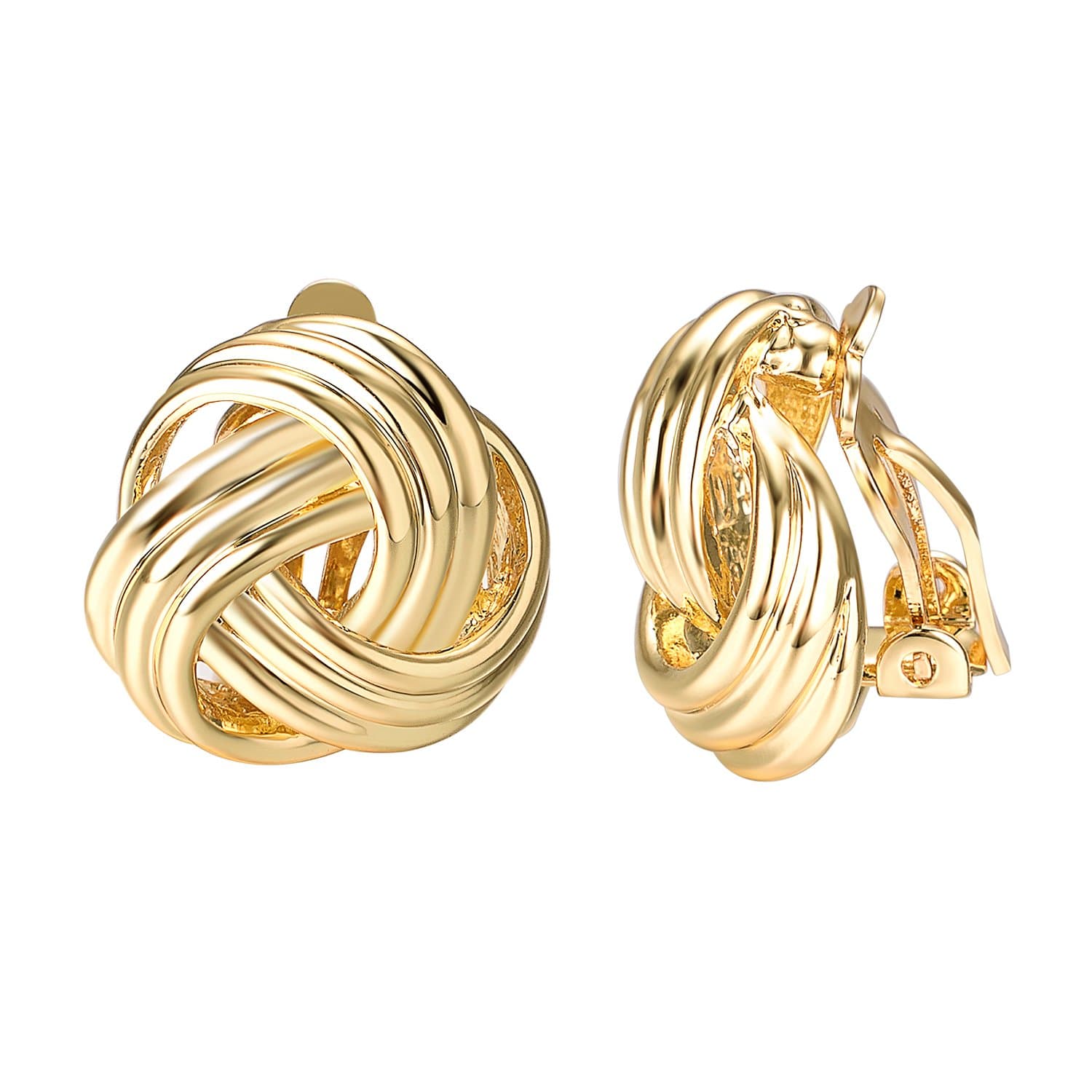 clip on gold earrings for women