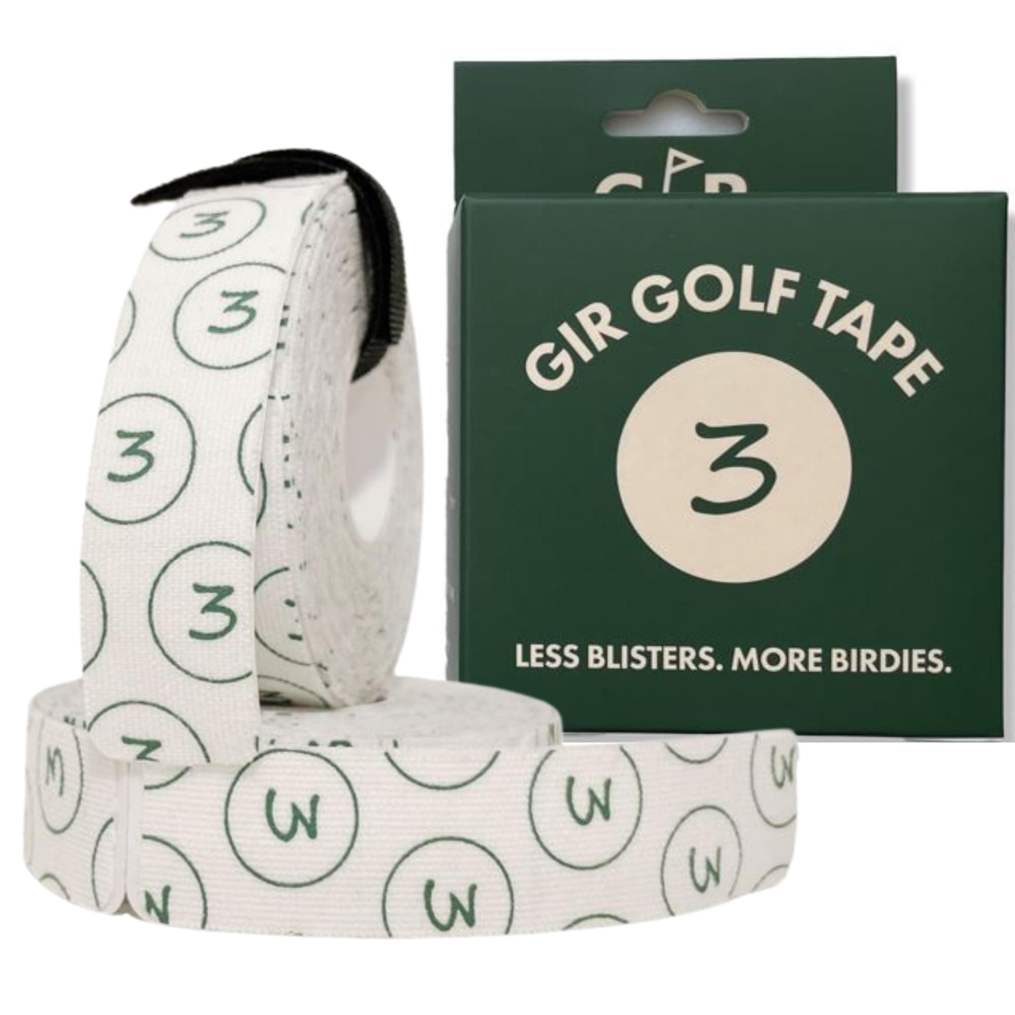 Golf Athletic Tape for Protection Against Blisters & Hot Spots on Hands & Fingers, Flexible 4 Way Stretch, Waterproof, Pre-Cut Golf Finger Tape