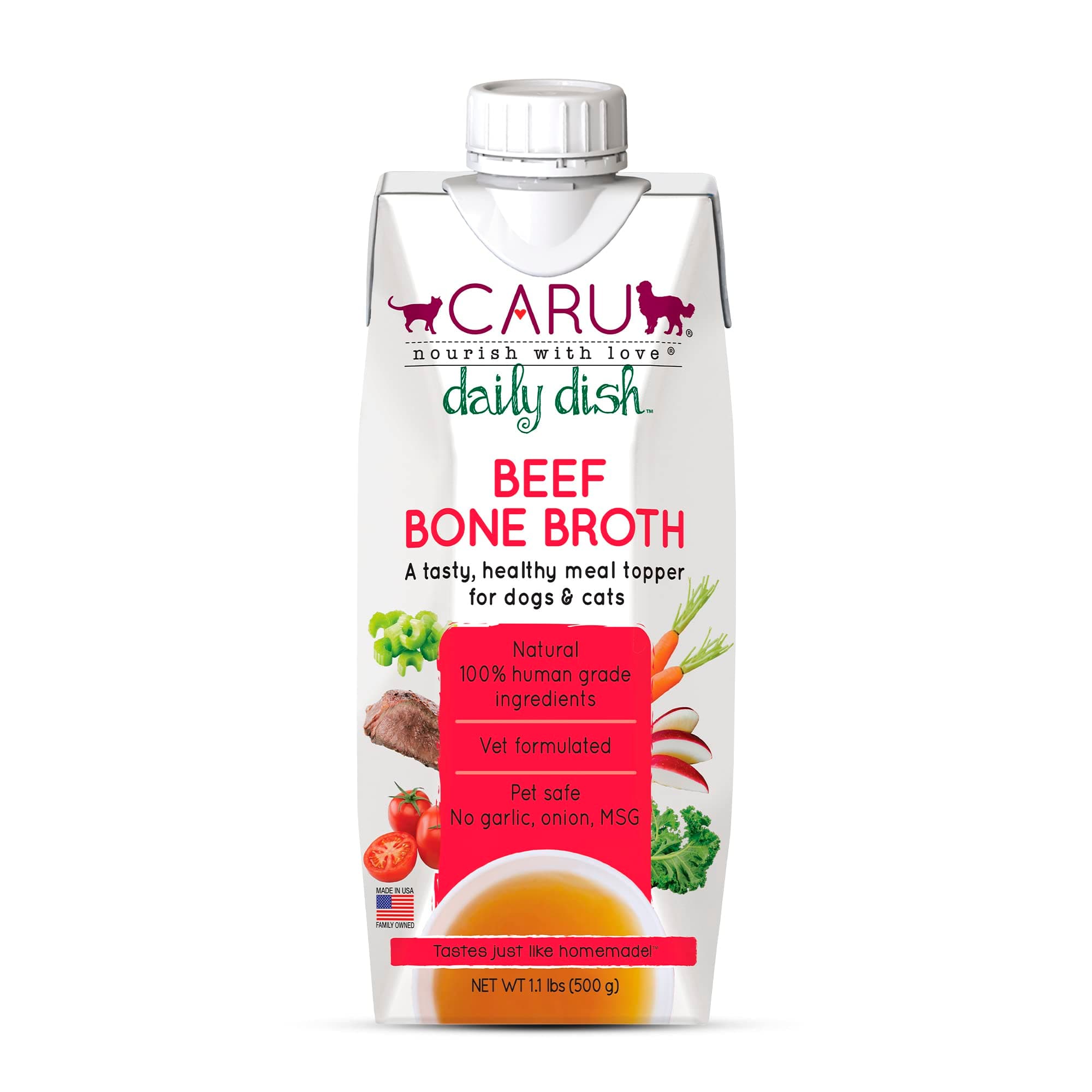 CARU Daily Dish Broth Beef 500gr Cat & Dog Food