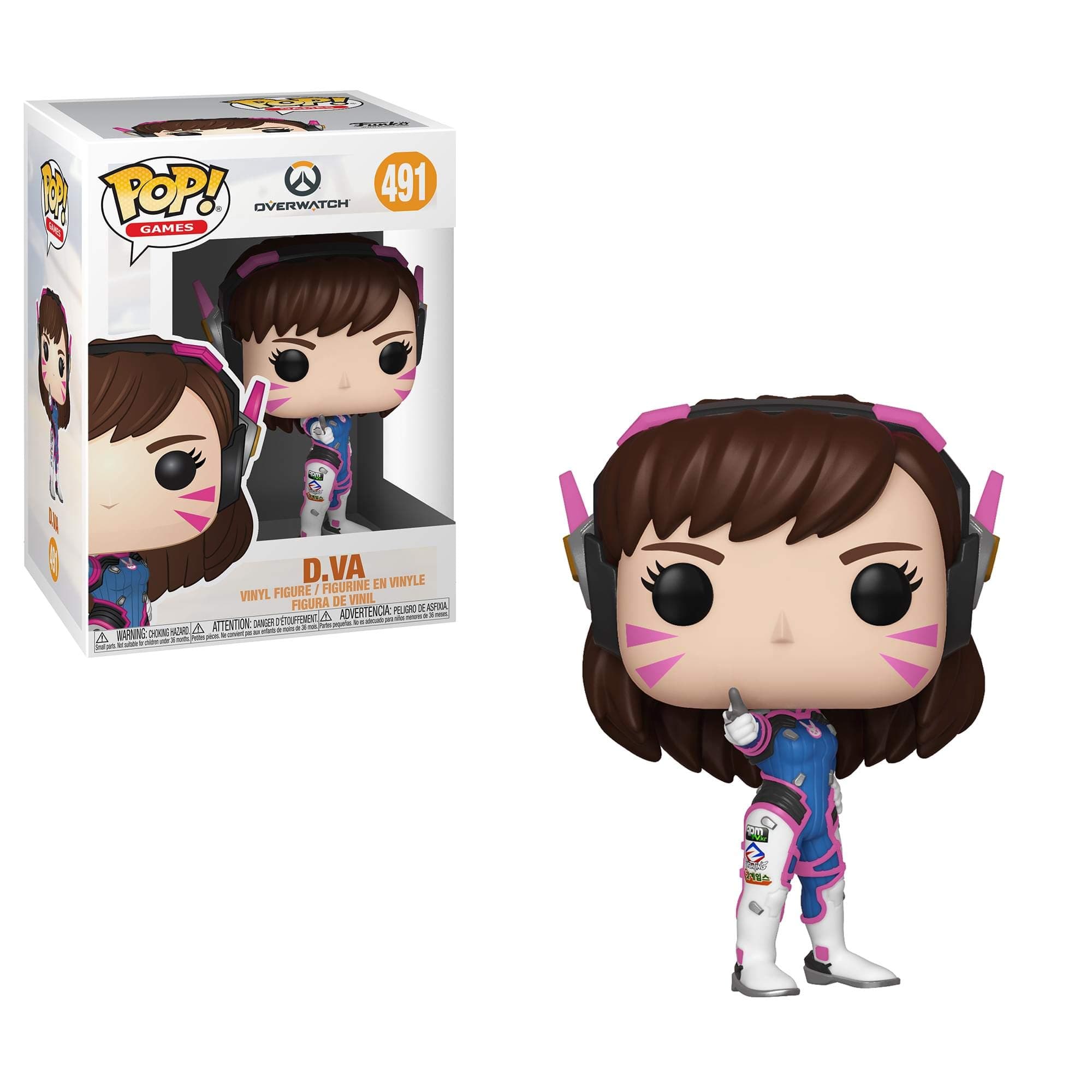POP! Games: Overwatch-D.Va Collectible Figure - Collectible Vinyl Figure - Gift Idea - Official Merchandise - for Kids & Adults - Video Games Fans - Model Figure for Collectors and Display