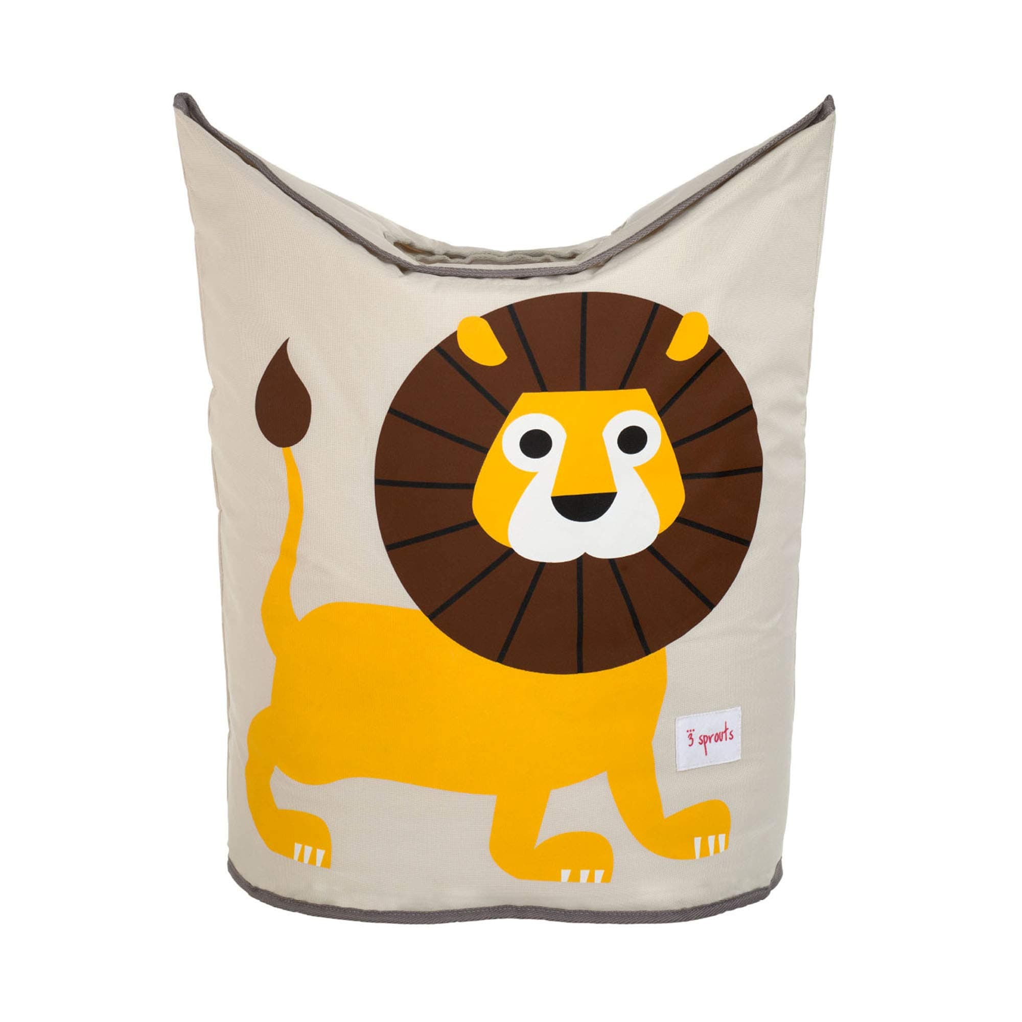 Baby Laundry Basket | Toy Basket | Laundry Hamper | Storage Basket for Nursery Clothes, LION