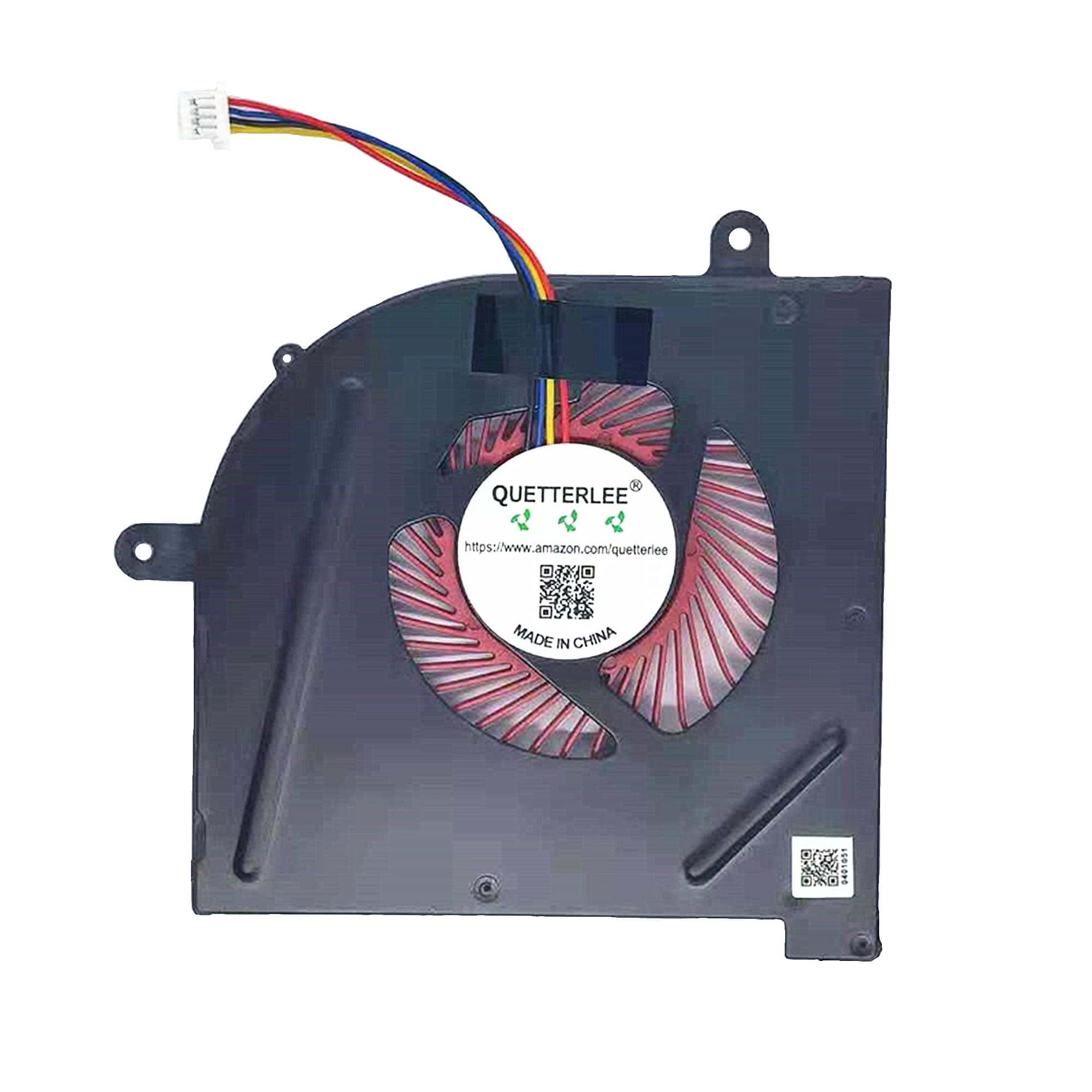 Replacement CPU Cooling Fan Compatible MSI GS63 GS63VR GS73 GS73VR GS62 MS-17B1 MS-17B2 MS-16K2 MS-16K3 Stealth Pro BS5005HS-U2F1 Fan