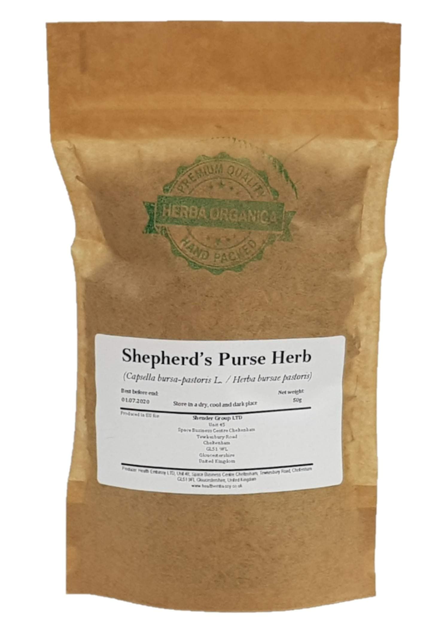 Herba Organica Shepherd's Purse Herb - Capsella Bursa-Pastoris L - Herbal Tea (50g)