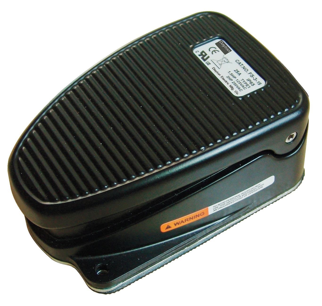 New DAYTON 6GPC8 General Purpose Foot Switch 125/250/480V-AC 2HP 25A D244623