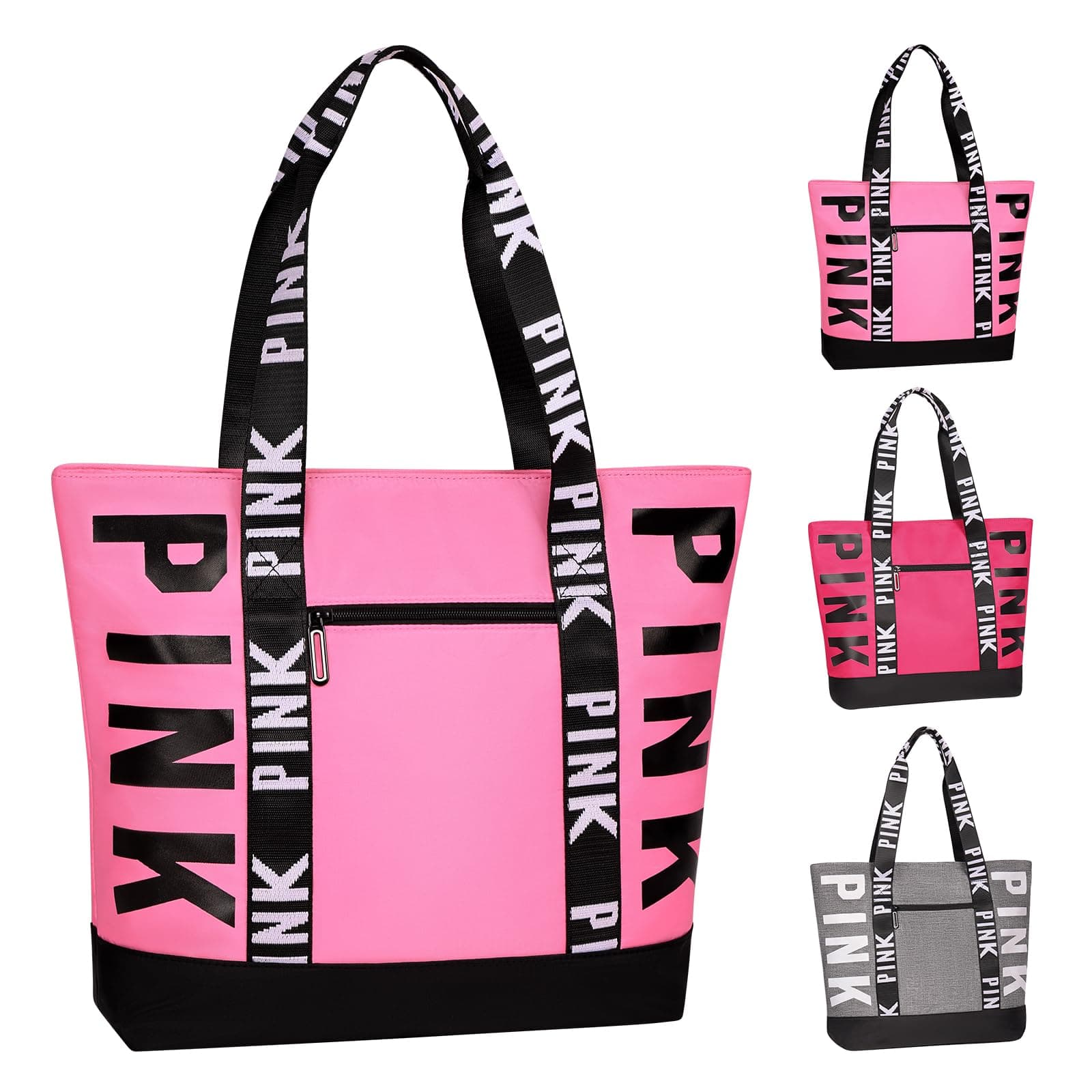 Travel Tote Bag for Women Girl, Large Waterproof Beach Bag for Daily