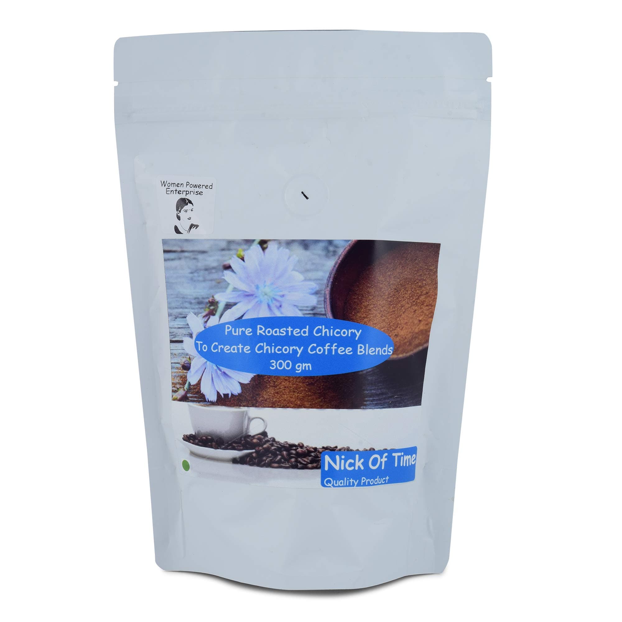 Nick of Time Raw Pure Chicory Root Powder for Coffee Blend 300g