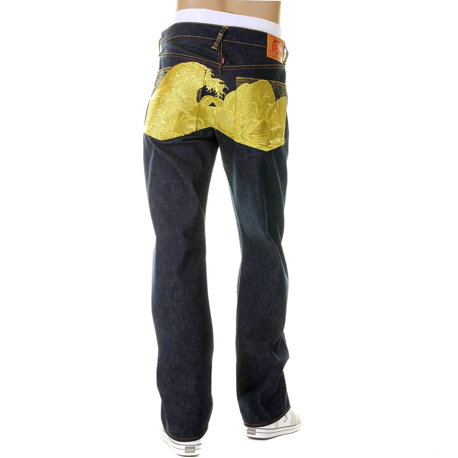 RMC JEANS The Dream of the Fishermans Wife Gold Limited Edition jeans REDM2975