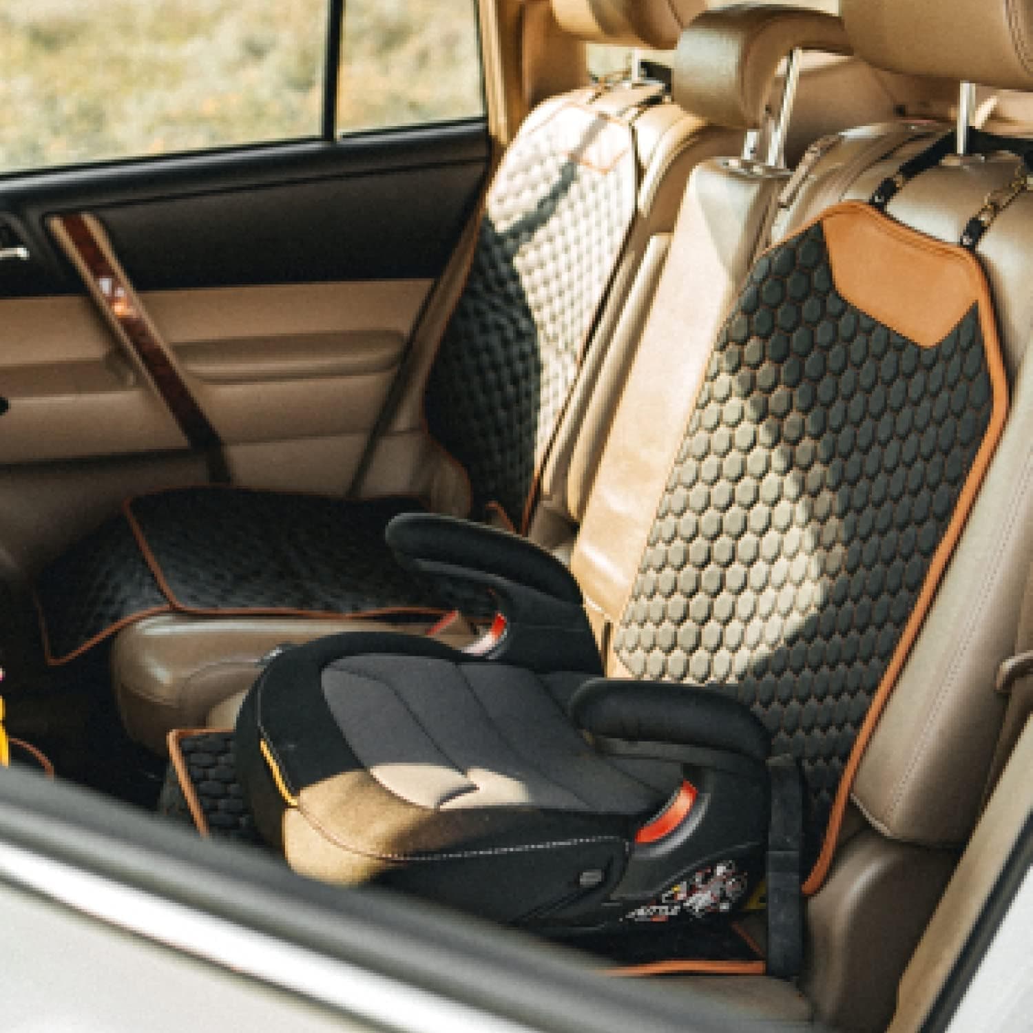 Car Seat Protector Mat Car Seat Cover Baby Seat Protection Back Seat Car Cover Car Seat Leather Back Seat Vehicle Child Seat Kids Seat Protector (exy One)