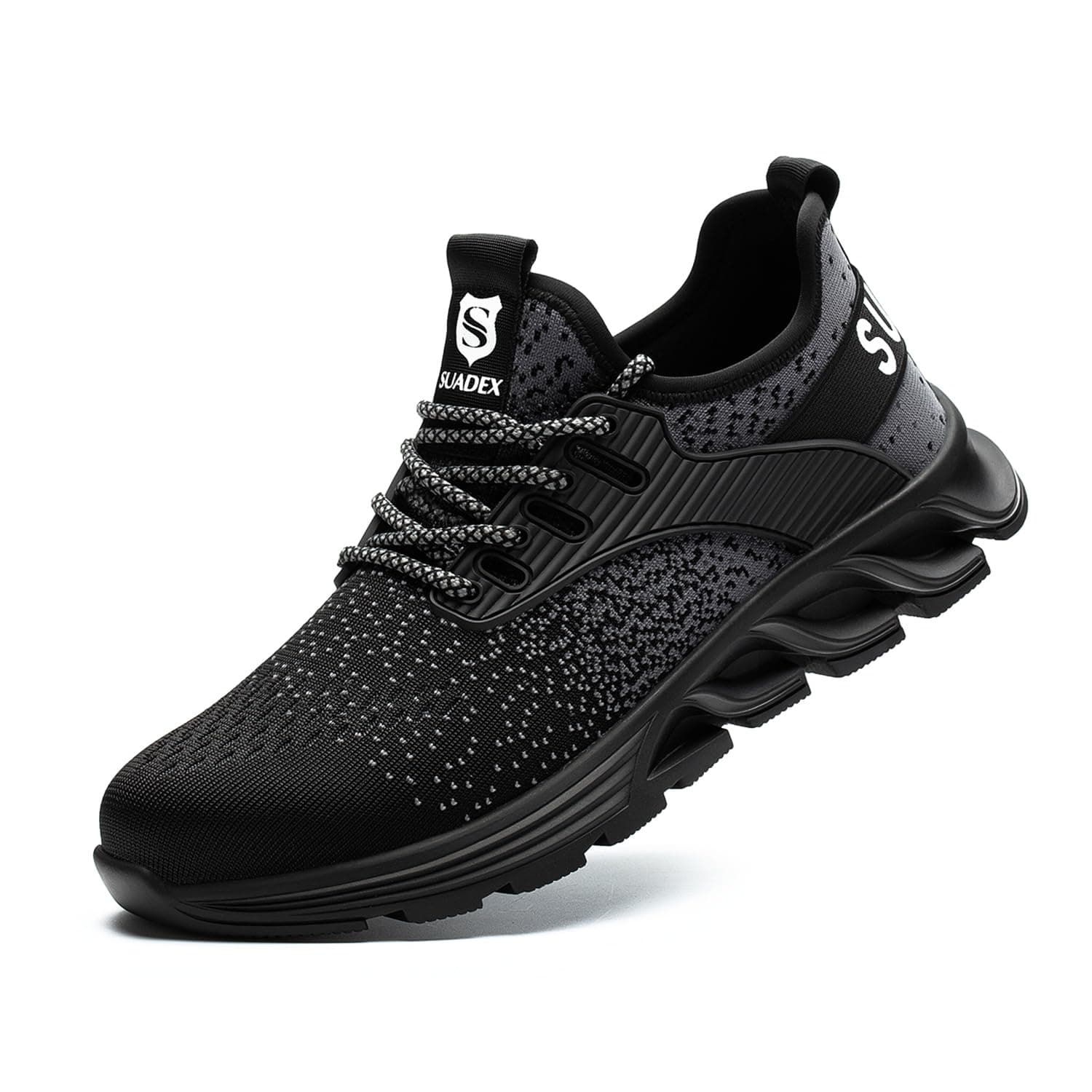 Steel Toe Sneakers for Men Women Indestructible Work Safety Shoes Lightweight Comfortable Slip Resistant Composite Toe