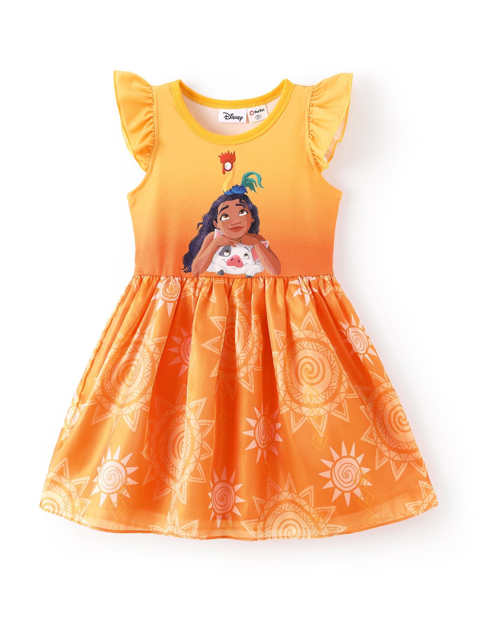 DisneyFrozen Elsa Princess Cinderella Ariel Jasmine Rapunzel Baby/Toddler Dress, Ruffle Long-Sleeve Mesh Overlay Tulle Dress