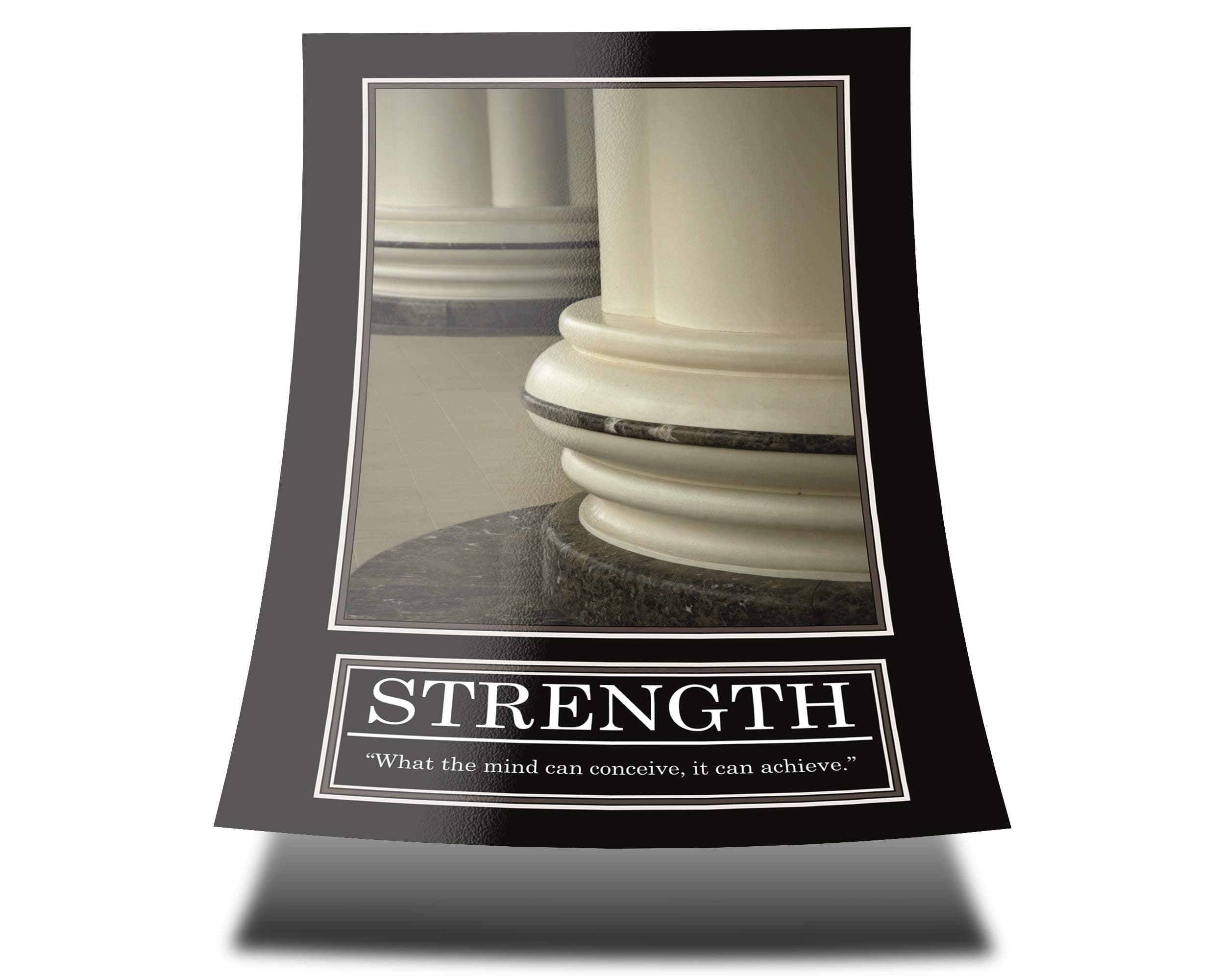 GREAT ART Strength Poster - Original Poster - Barney Stinson Wall Mural - 85 x 60 cm Pillar How I Met Your Mother Motivation Office Office Force Achievement Image - No.4