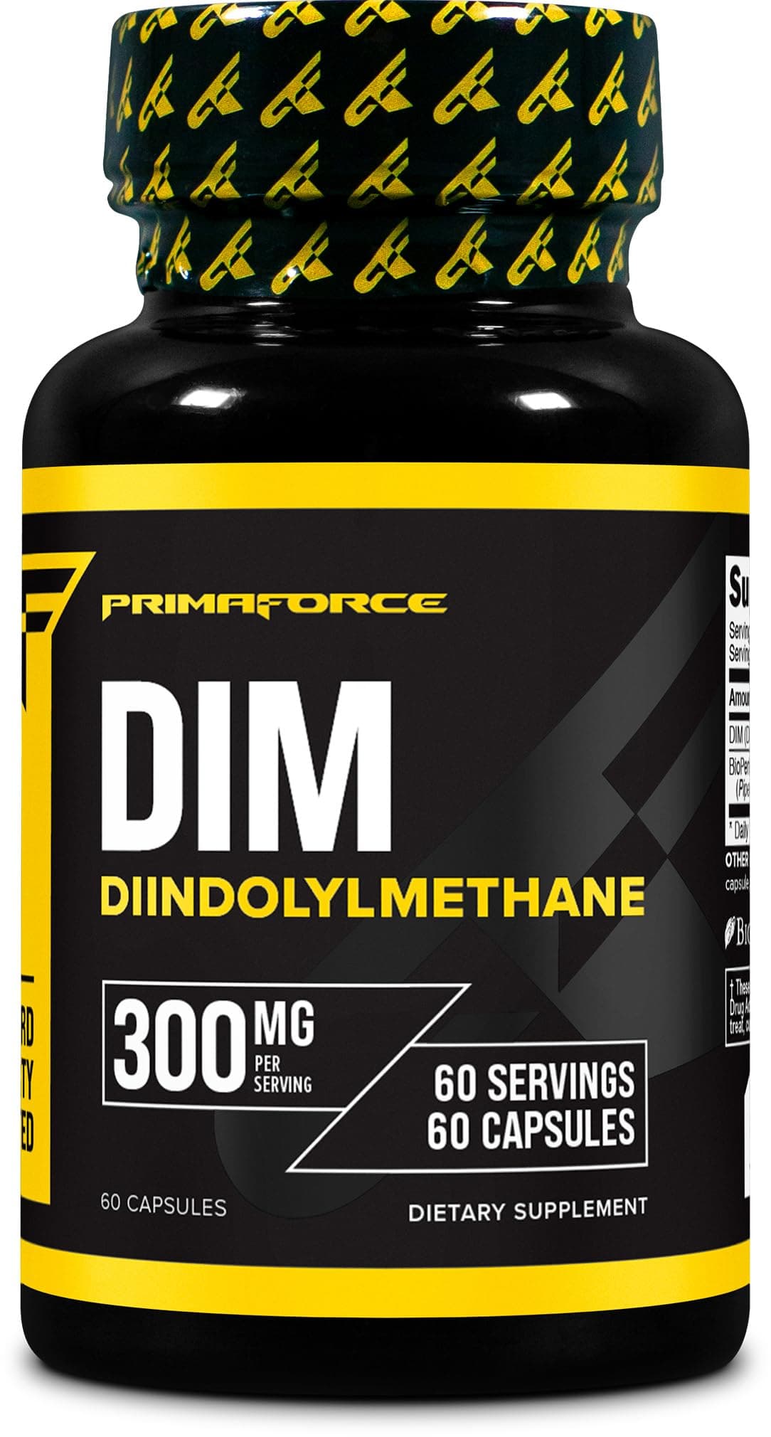 DIM Supplement (Diindolylmethane) 300mg, 60 Capsules