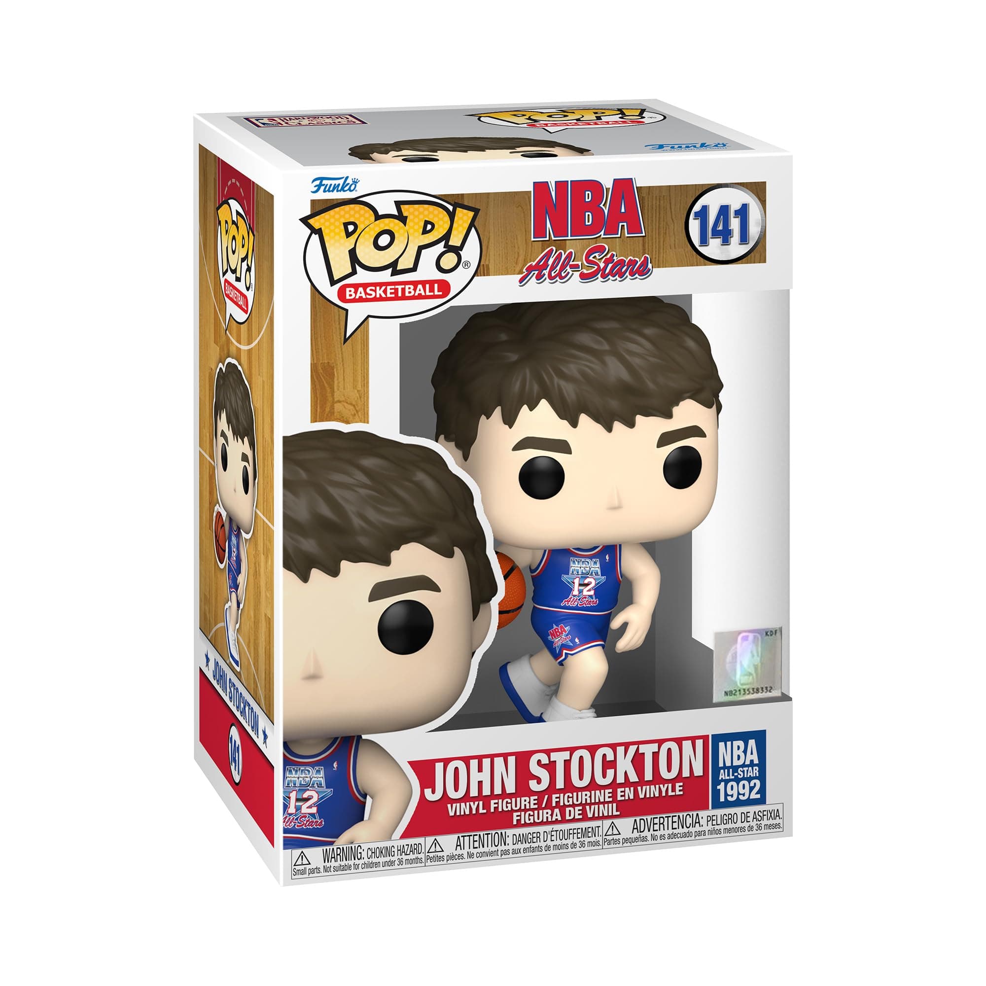 POP! NBA: Legends -John Stockton (BlueAllStarUni1992)