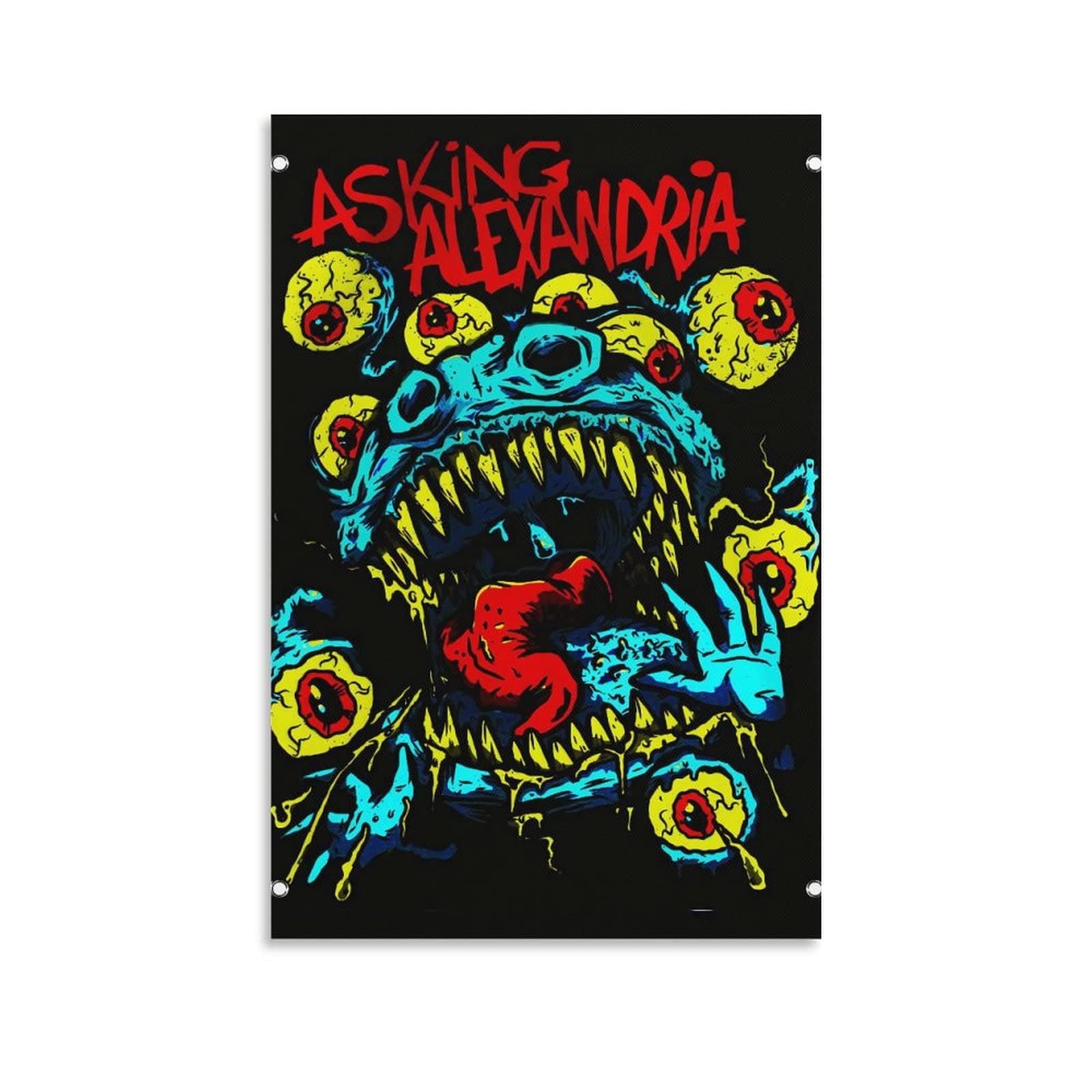 SIPMAN Fun Poster Asking Alexandria Canvas Print Home Decorations Posters for Room Aesthetic Wall Art Poster Unframe 12x18inch(30x45cm)