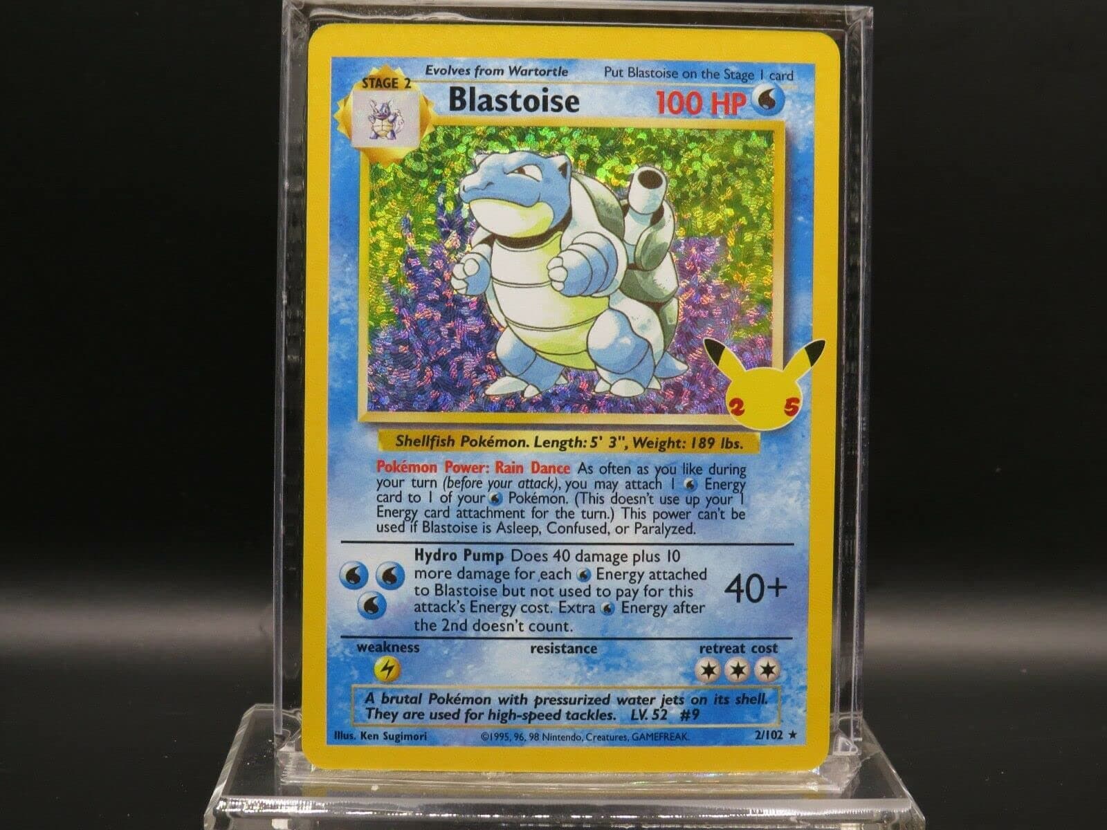 Pokemon Single Card Blastoise Celebrations Classic Collection for Adult & Kid, Pack of 1