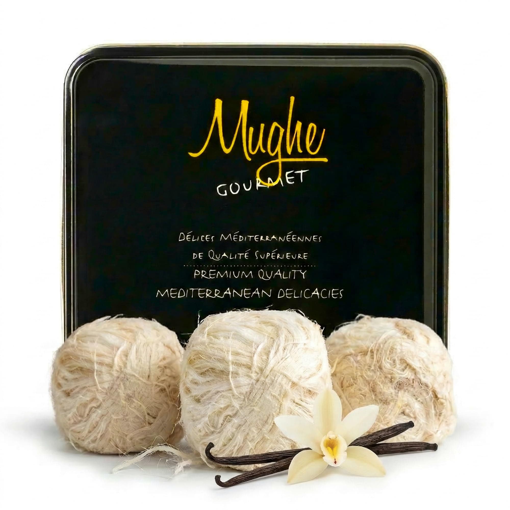 Mughe Gourmet Turkish Cotton Candy Pismaniye Sweet (12 Fluffs) - Divine Halva...