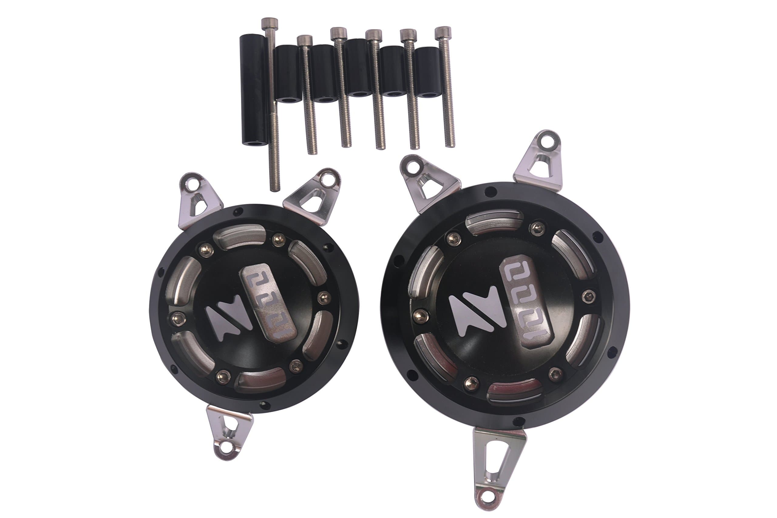 Motorcycle CNC Engine Stator Cover Left&Right Crash Slider Guard For KAWASAKI Z1000 2010-2016 Z1000SX 2011-2015 (Gray)