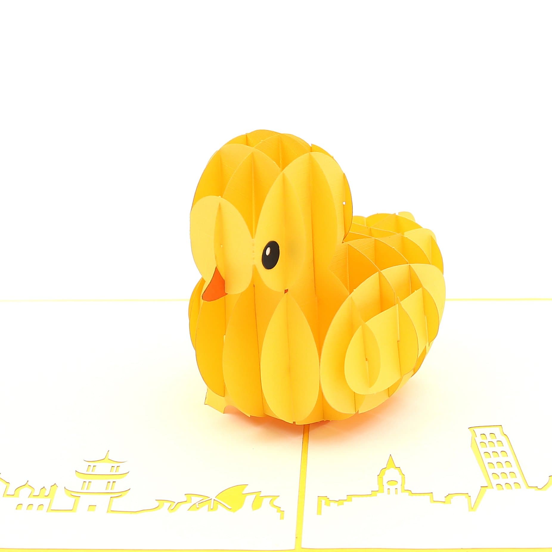 Liif Yellow Duck Pop Up Card