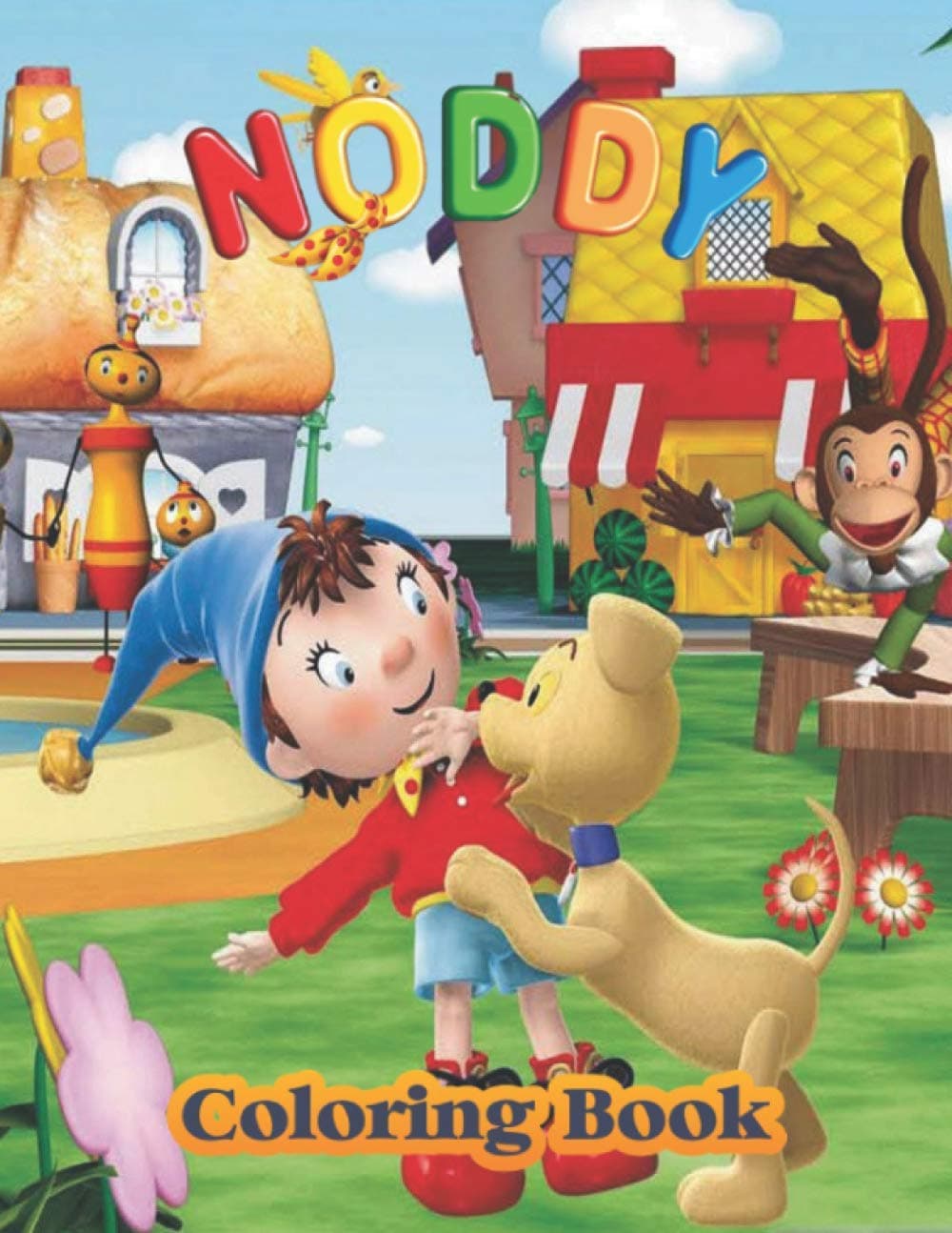 Noddy Coloring Book: JUMBO Coloring Book For Kids | Ages 2-13+ Noddy Colouring Book Gift For Children