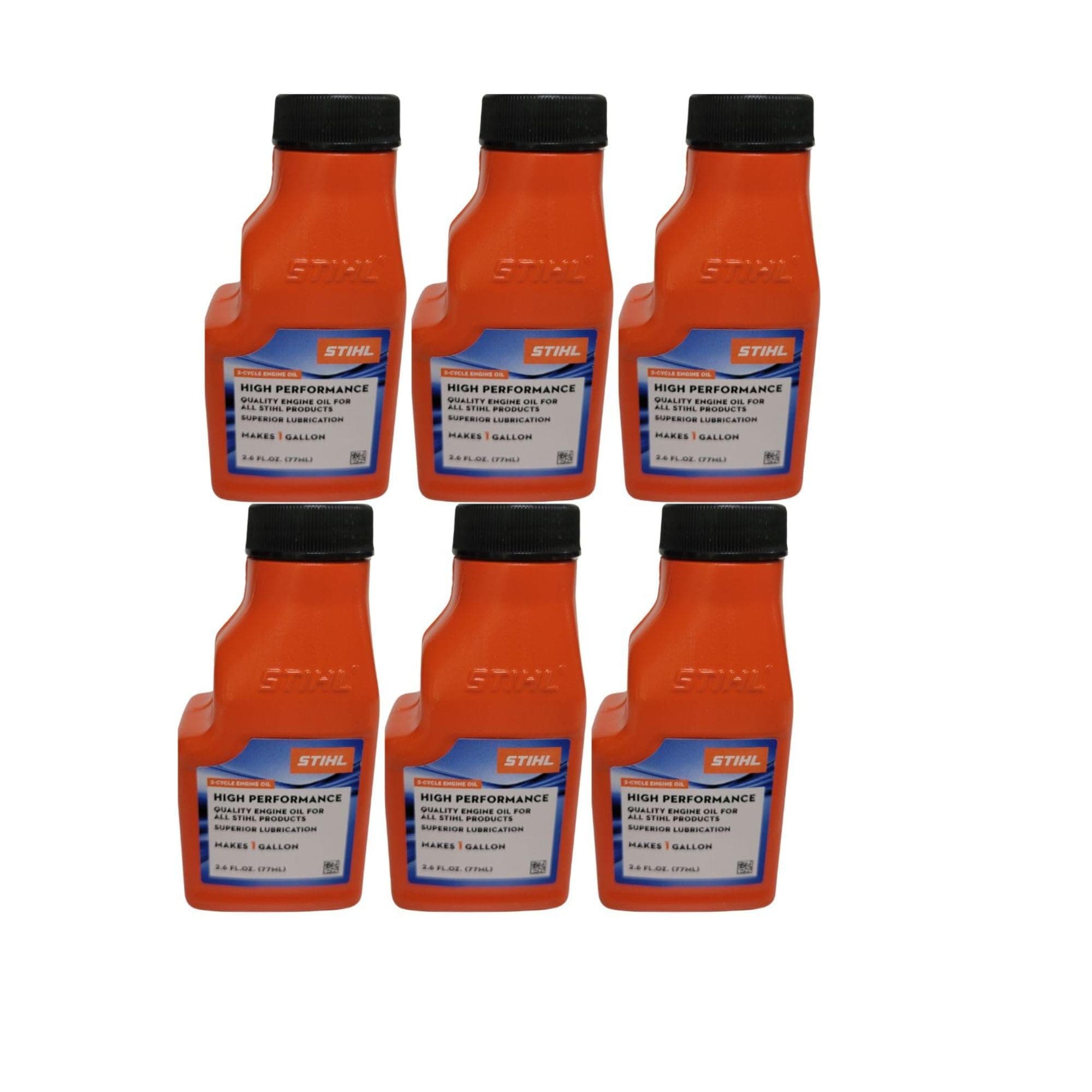 STIHL 0781 319 8008 2.6 Ounce High Performance 2 Cycle Engine Oil, 6 Pack