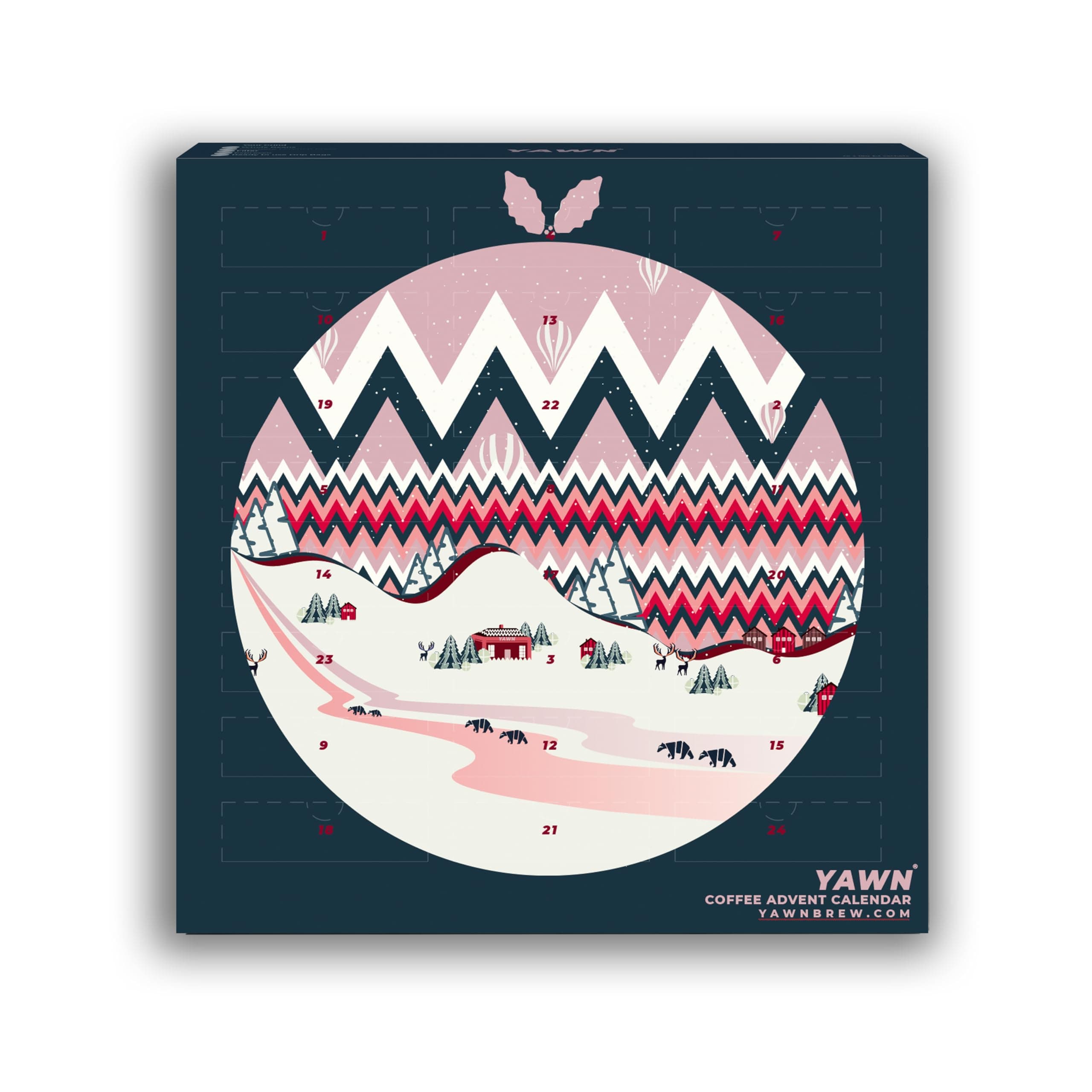 Yawn Coffee Advent Calendar - Easy Brew Drip Bags, Fresh Speciality Coffee