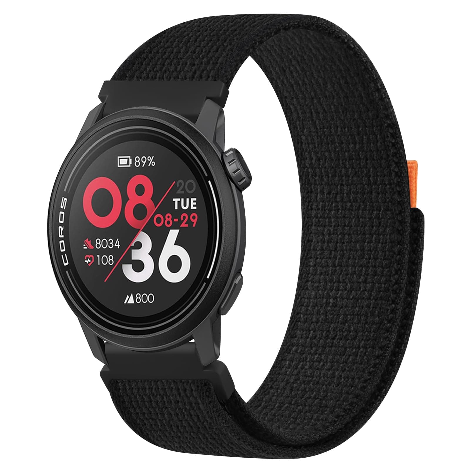 Meliya Nylon Bands Compatible with Coros Pace 3/Pace 4/Apex 2 Pro/Apex Pro/Apex 46mm Watch Band, Soft Nylon Sport Loop Replacement Wristband for Coros Pace 4/3 Watch