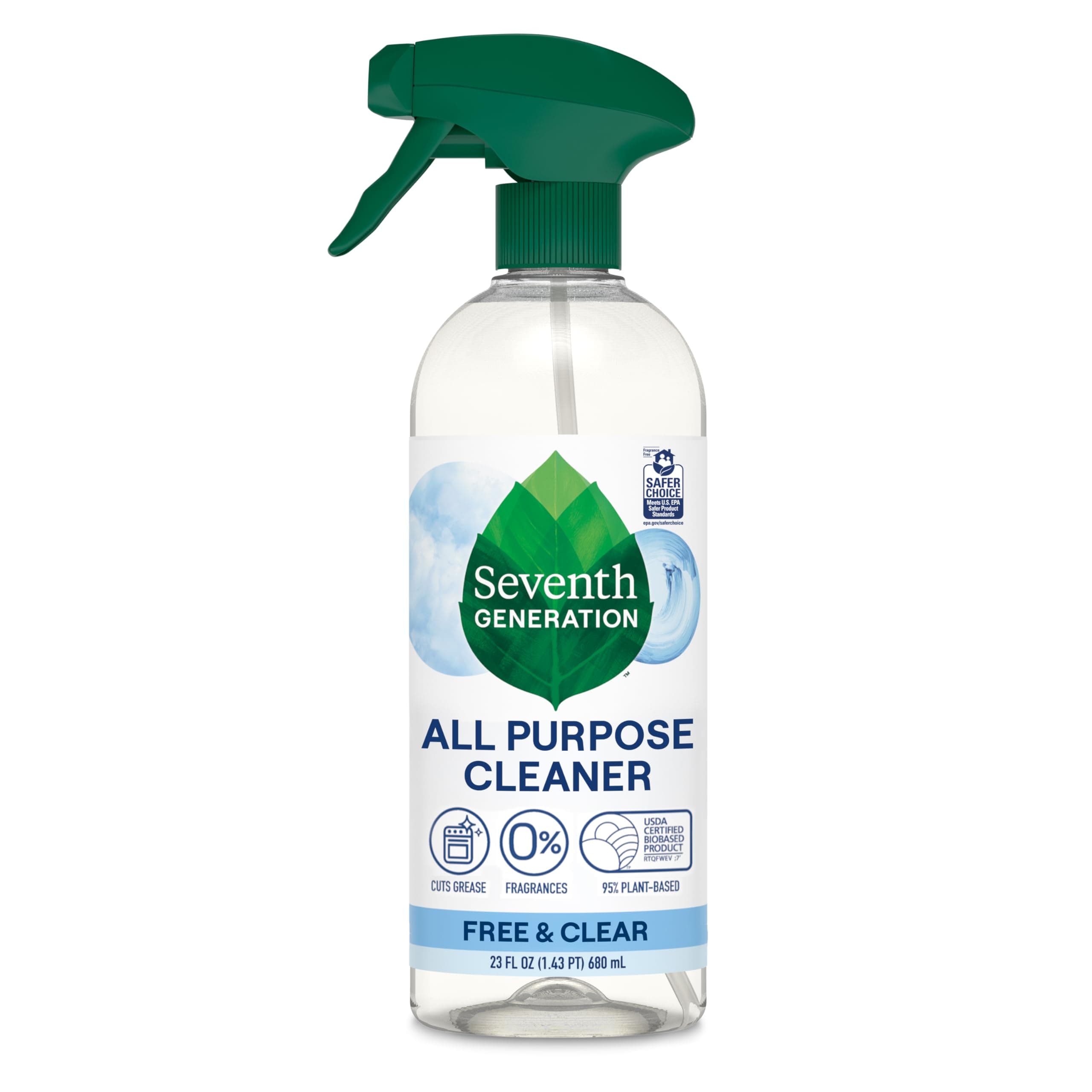 All Purpose Cleaner, Free & Clear, 23 fl oz