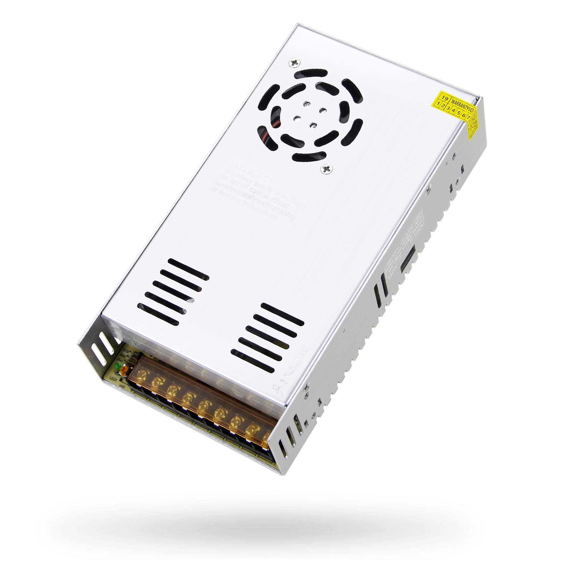 SHNITPWR 5V DC Power Supply Adapter 60A 300W AC to DC Converter Transformer 5 Volt 60 Amp LED Driver 110V / 240V AC Input for WS2812B WS2811 WS2813 SK6812 LED Lighting Project CCTV System