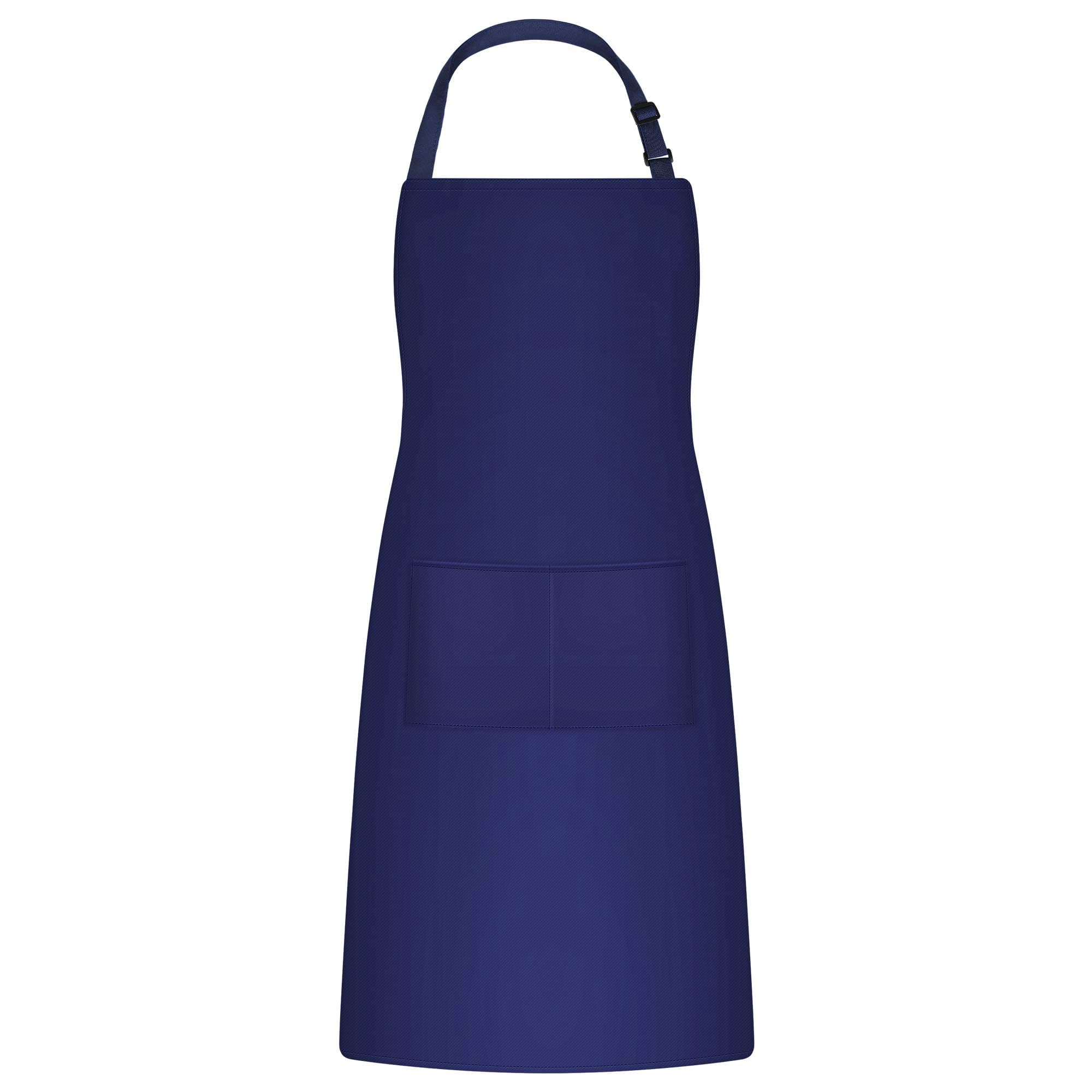 KA018NB Adjustable Bib Apron, Blue