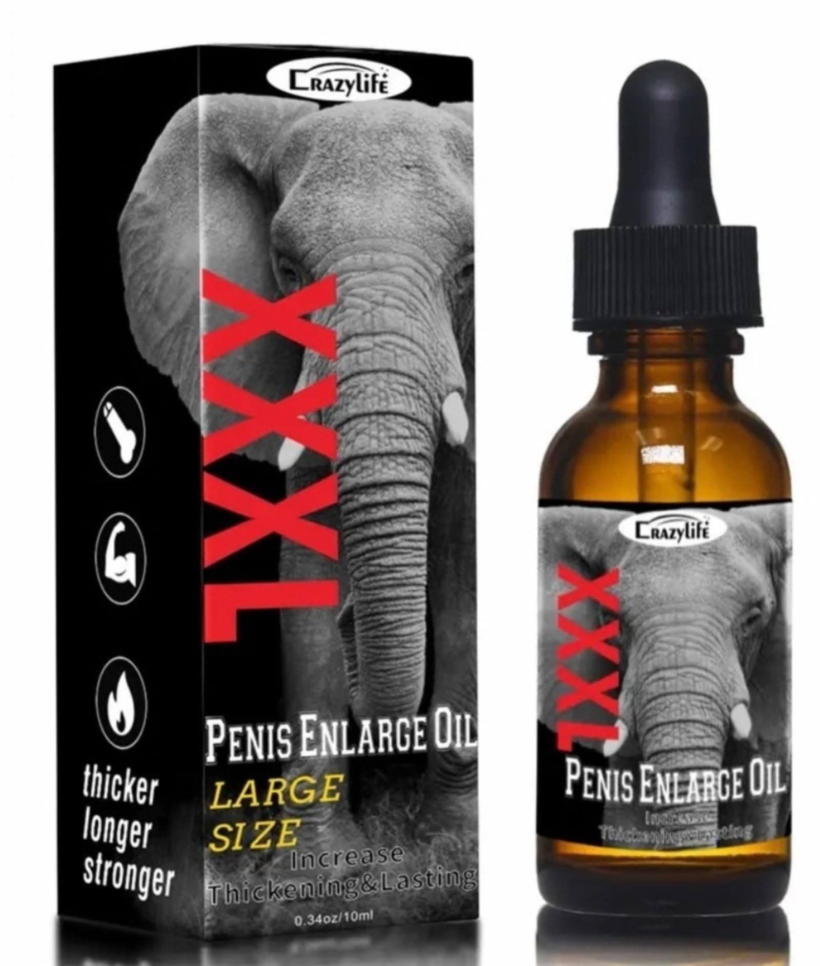 Enlarge Men's Wellness Oil - Natural Herbal Formula, 10ML Enlargement