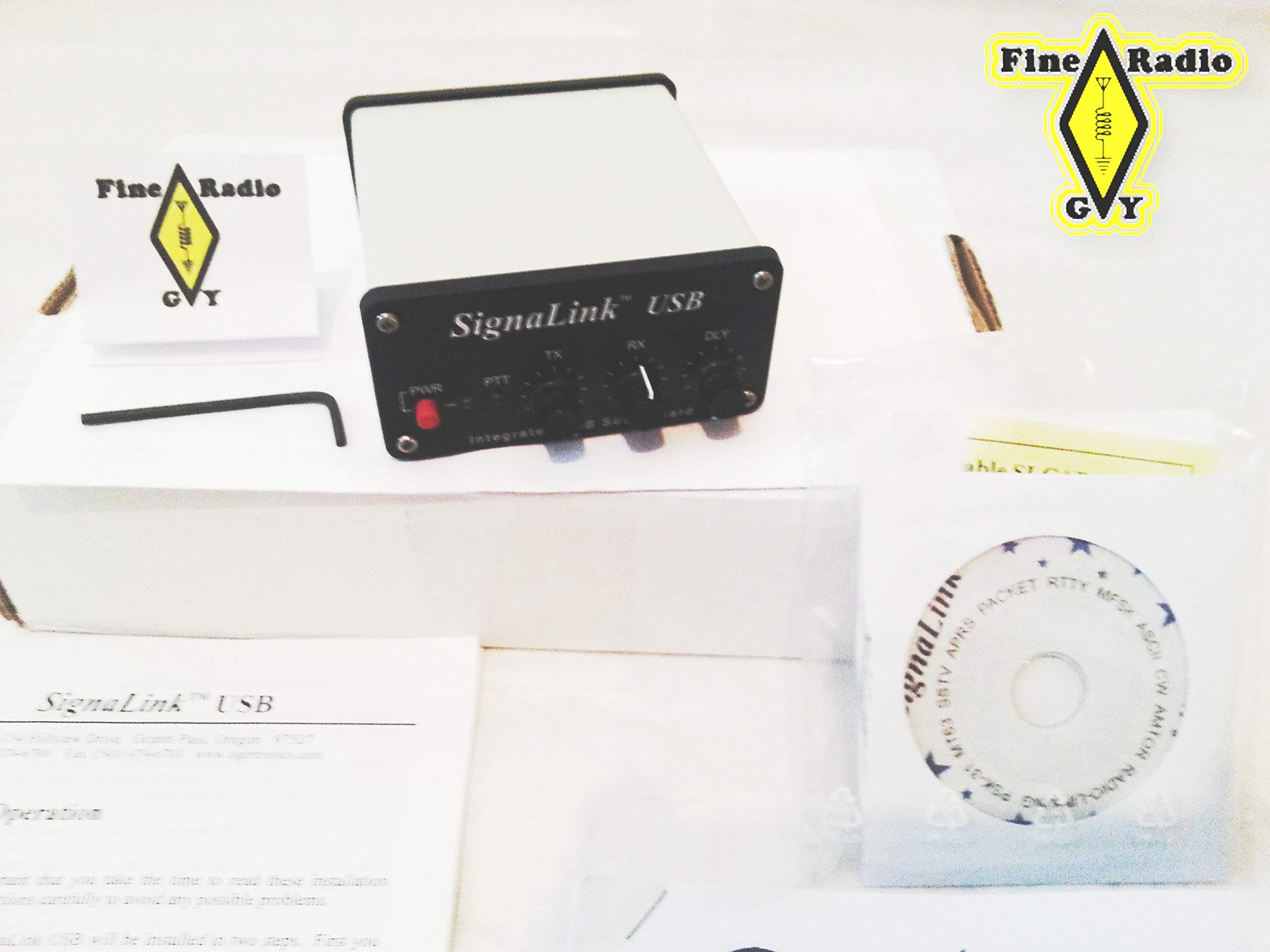 Bundle - 2 Items - Tigertronics SIGNALINK USB FOR 6-PIN MINI DIN DATA and Ham Guides TM Pocket Reference Card