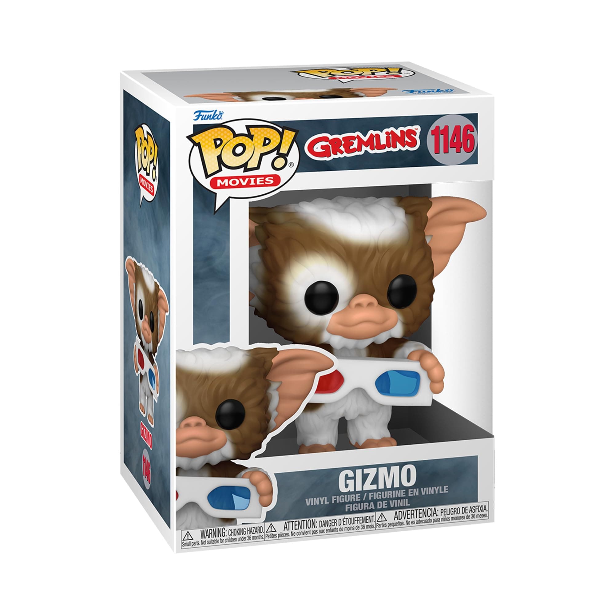 Pop! Movies: Gremlins-Gizmo With 3D Glasses - Collectable Vinyl Figure - Gift Idea - Official Merchandise - Toys for Kids & Adults - Horror Fans - Model Figure for Collectors and Display