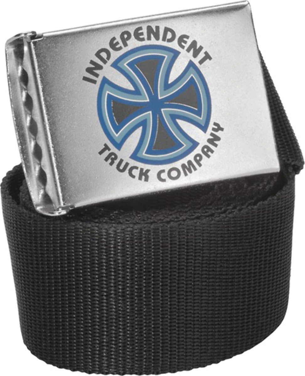 Independent Bauhaus Cross Web Belt Black Skate Belts
