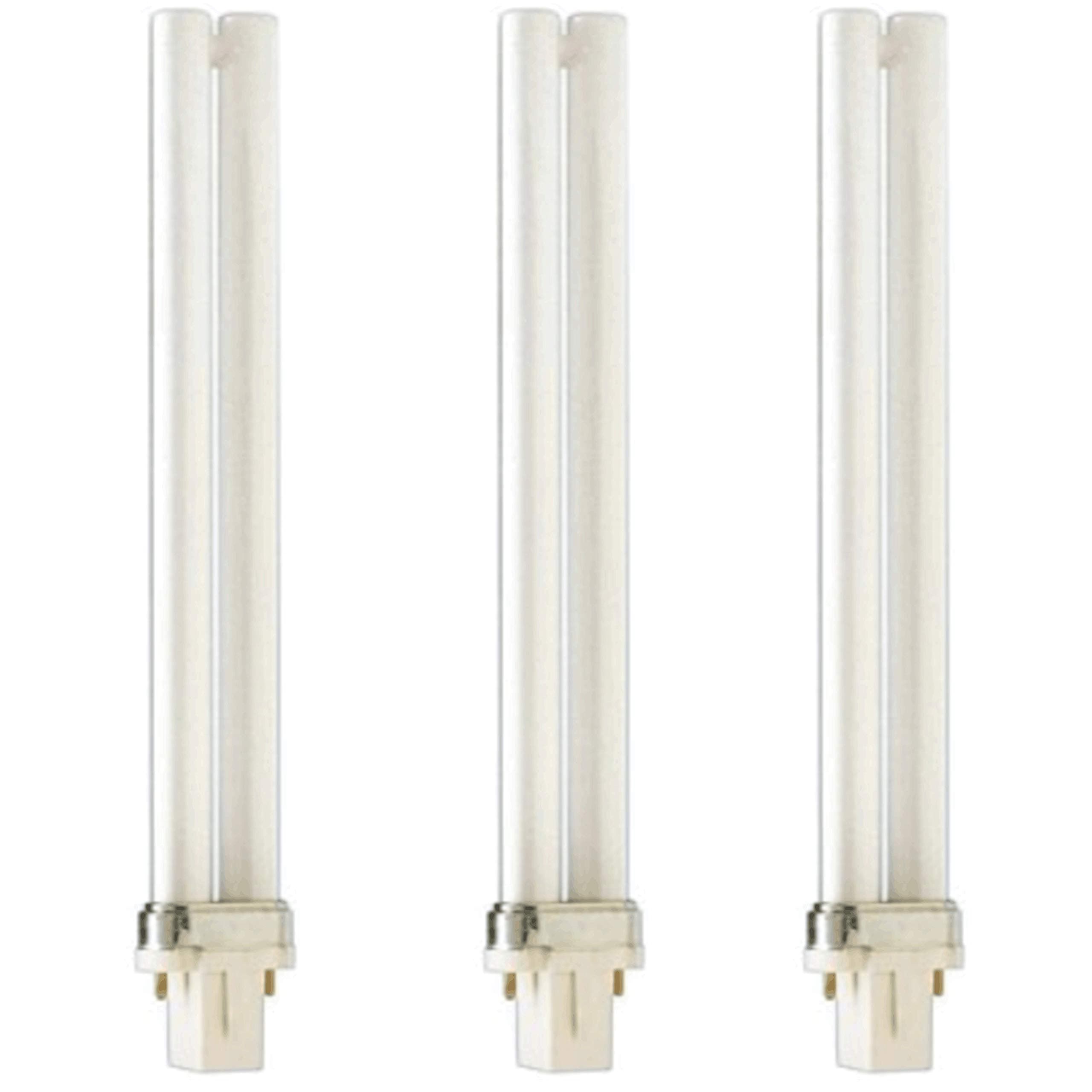 3 Pack of G23 11W = 55 Watt Cool White Energy Saver Lamp by Energetic Lighting