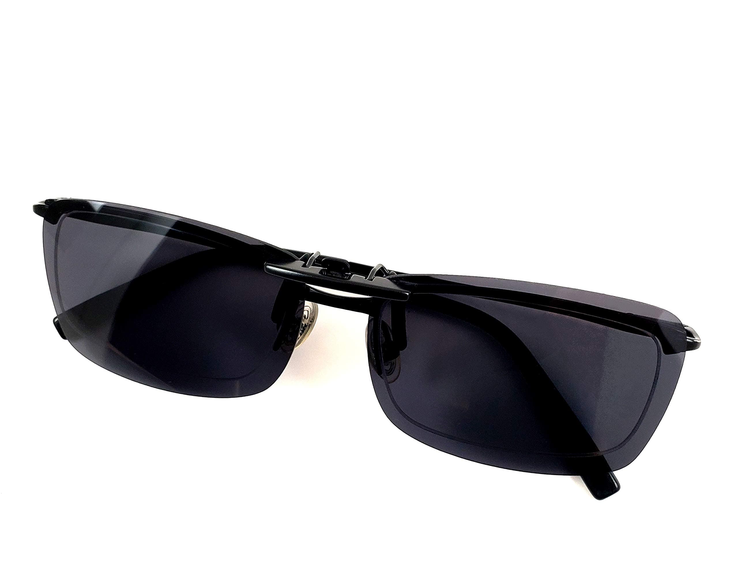 B&H Merchandise B&H Polarized Clip-on Sunglasses for Prescription Glasses, UV Protection, UV 400