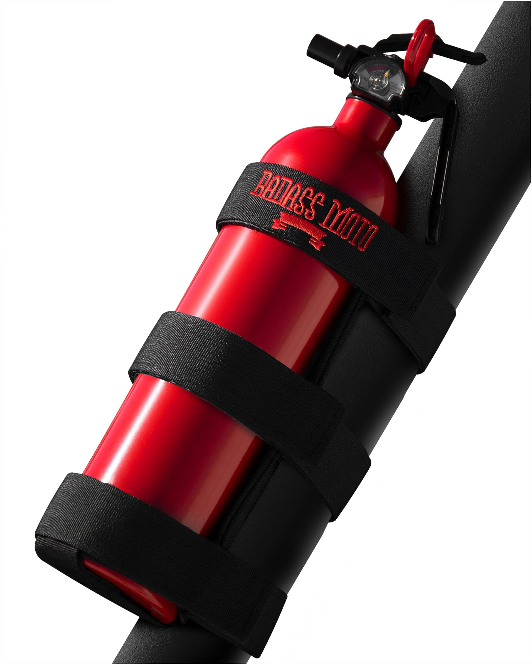 Badass Moto for Jeep Fire Extinguisher Mount. Offroad Roll Bar Extinguisher Holder. Off Road Vehicle Accessories Wrangler Camping Kit Gear. Fits 1965-2025 Jeep JL JK JKU TJ CJ JL Bronco and Gladiator
