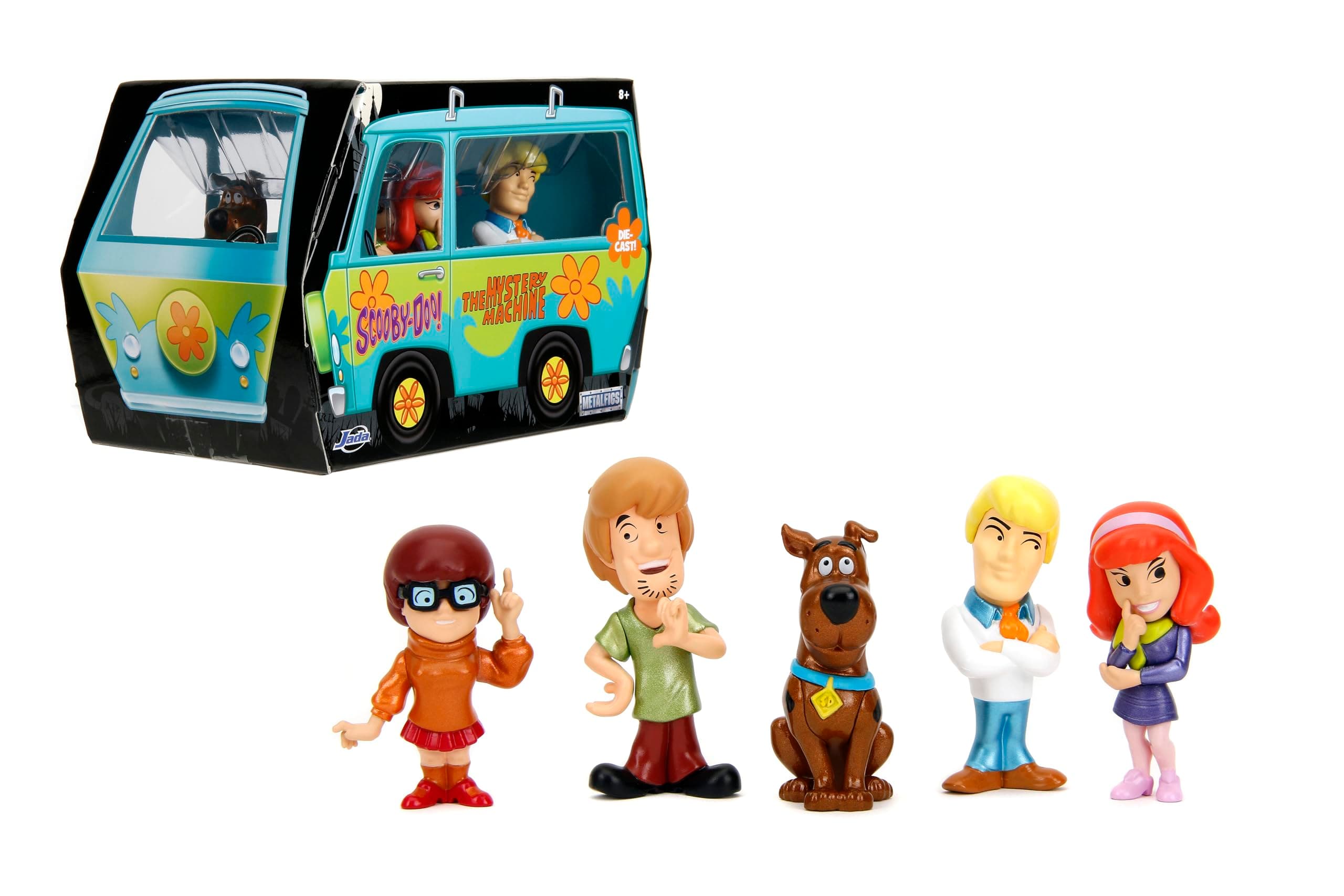 Jada Scooby-Doo! 2.5" 5-Pack Wave 1 Die-Cast Figures, Toys for Kids and Adults