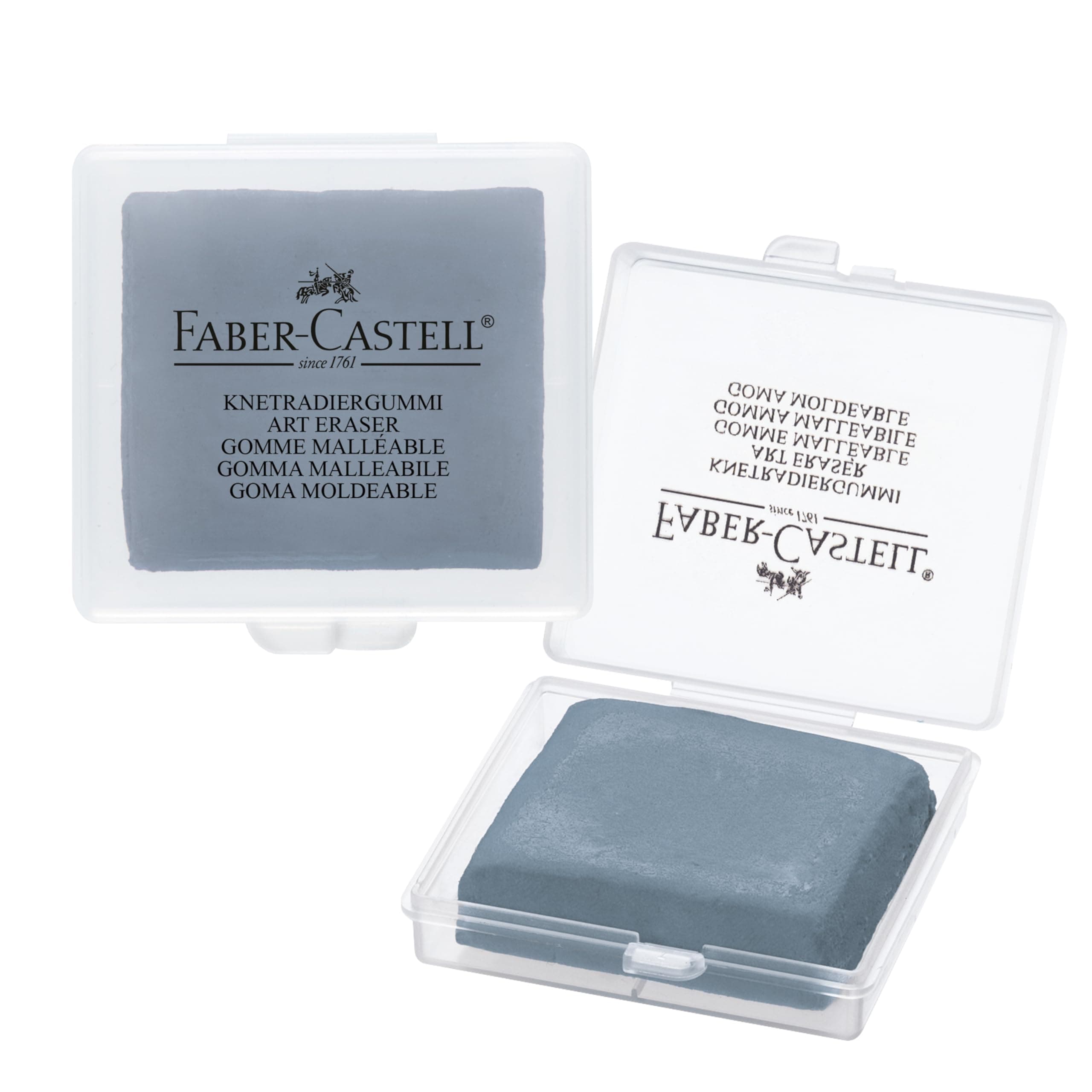 Faber-Castell Kneaded Eraser with Case, Grey