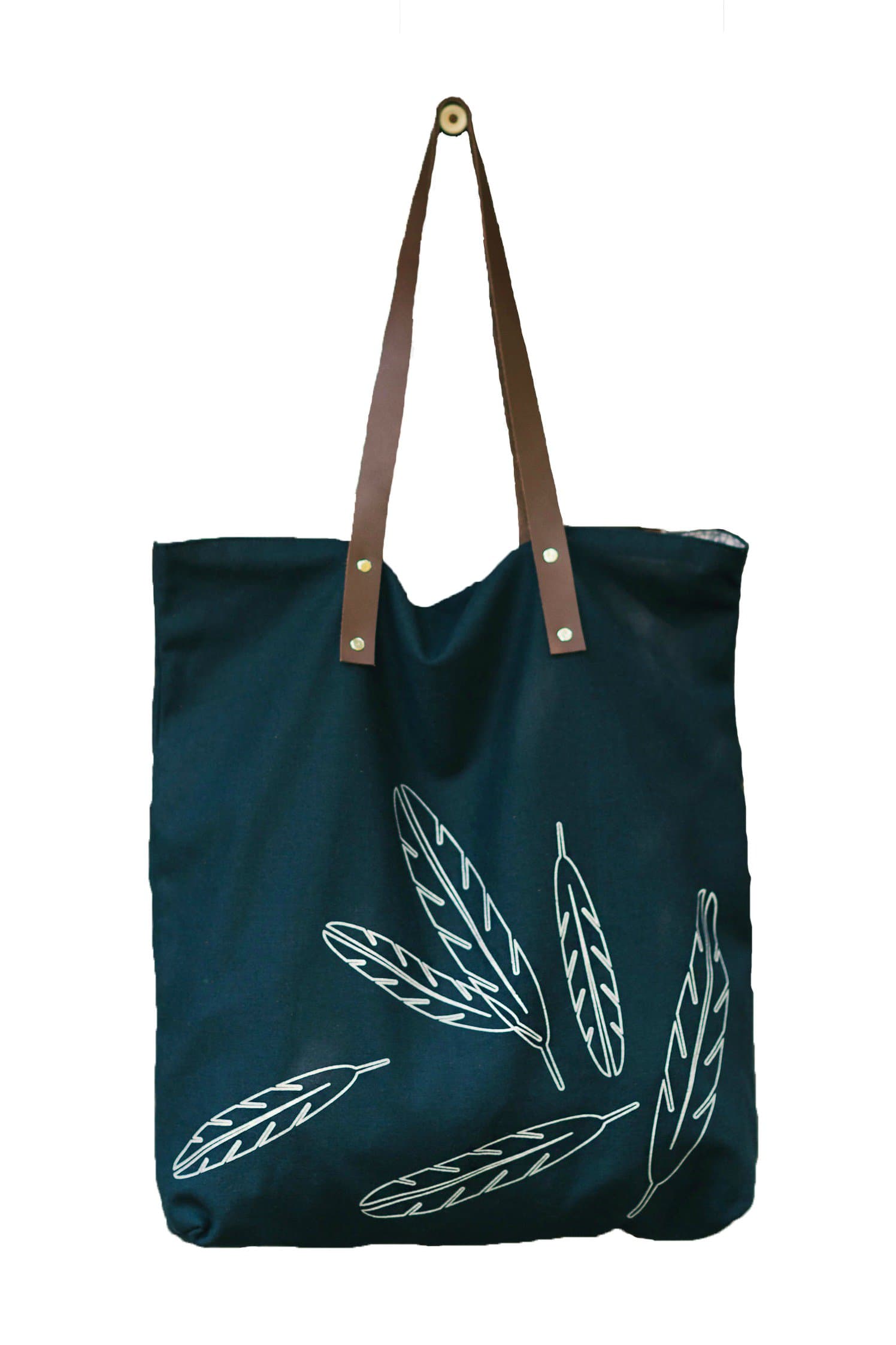 Sudara Mulxiply X Sudara Oversized Canvas Travel Tote - Feather Navy