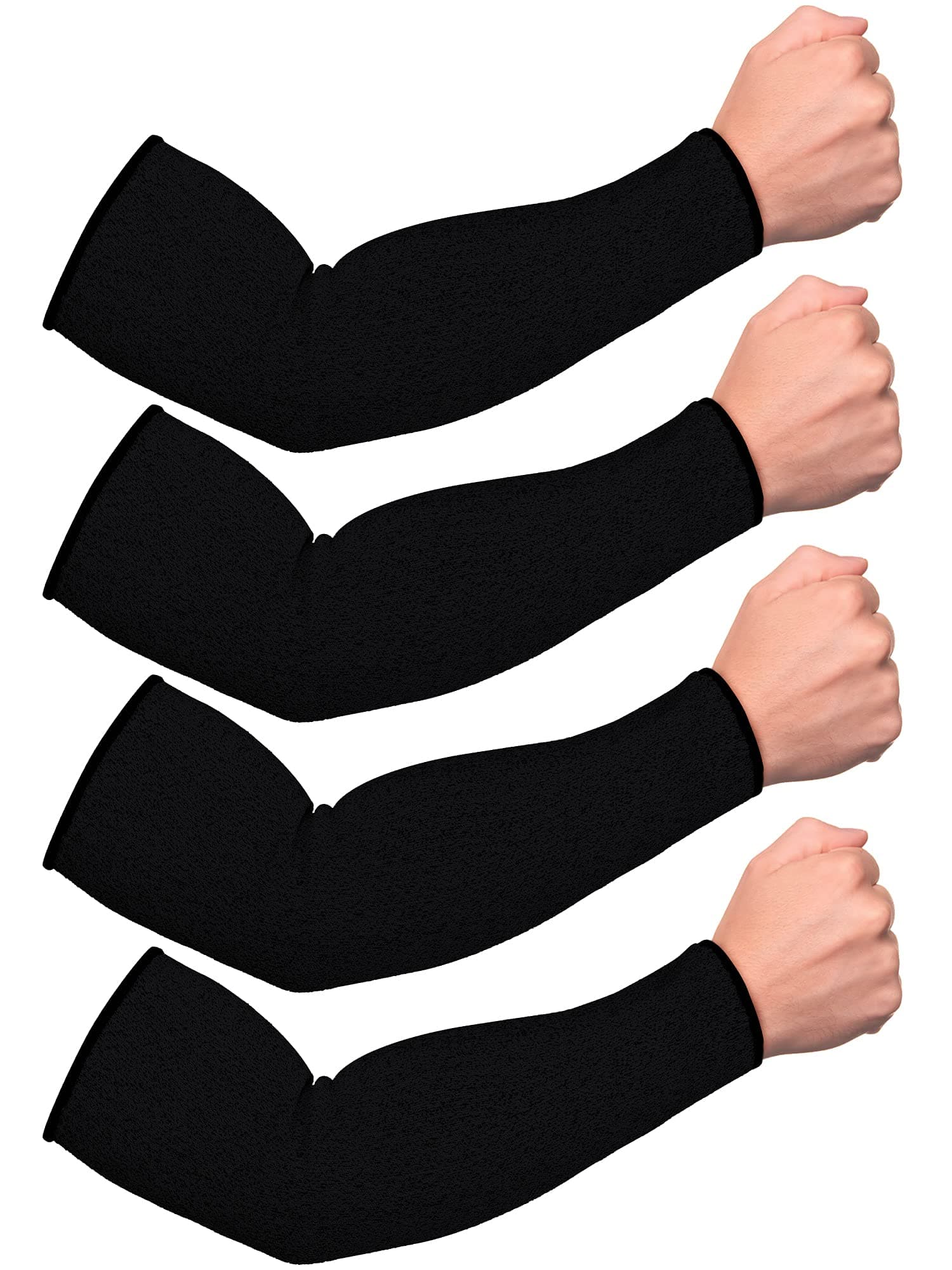 2 Pairs Forearm Sleeve for Men Women Arm Protectors for Thin Skin and Bruising Cut Dog Bite Resistant