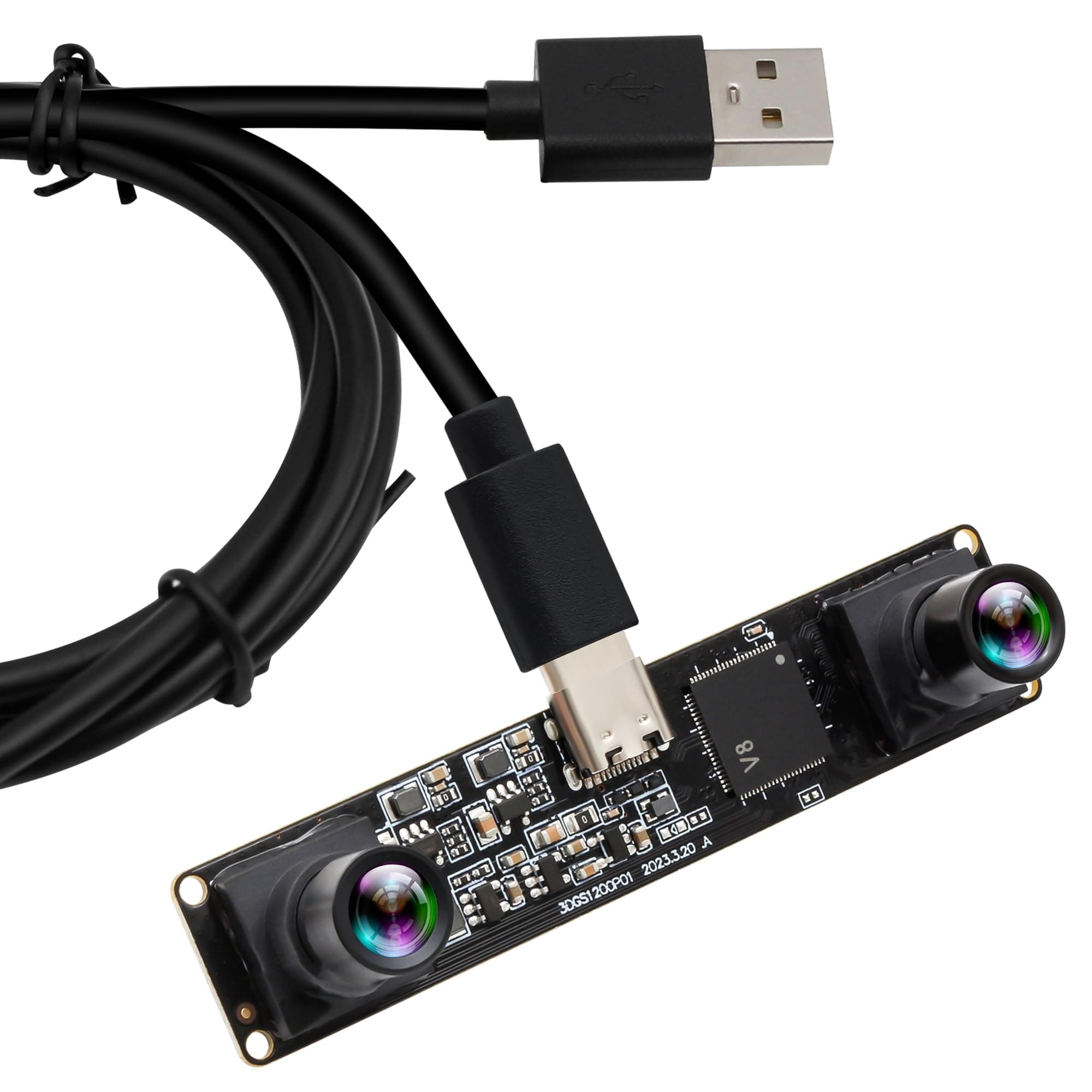 IFWATER 120fps 3D Stereo USB Camera Global Shutter 1200P Synchronization Dual...