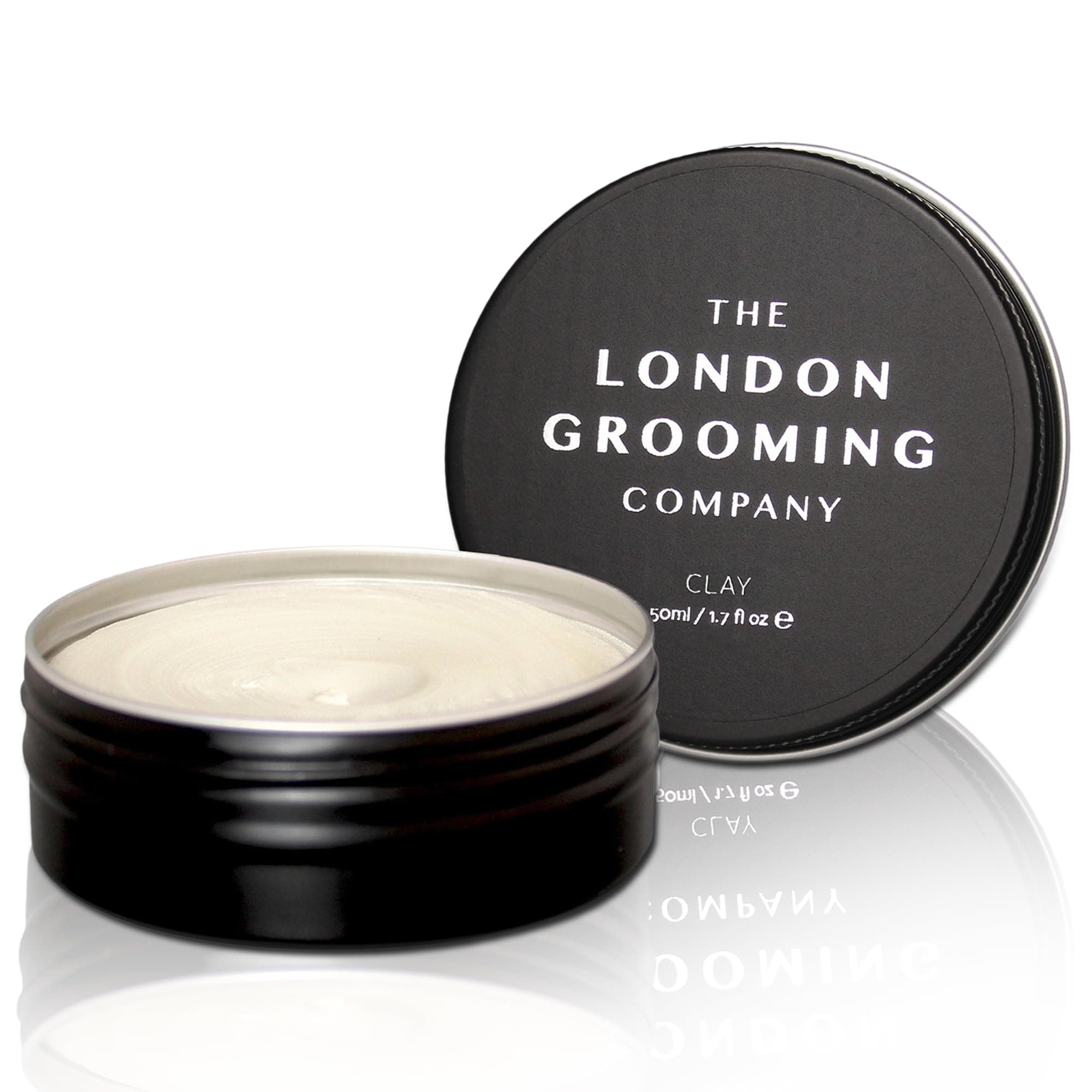 The London Grooming Company Hair Clay For Men | Firm All-Day Hold | Matte Finish | Easy To Wash Out | 1.7 Fl Oz (50ml)