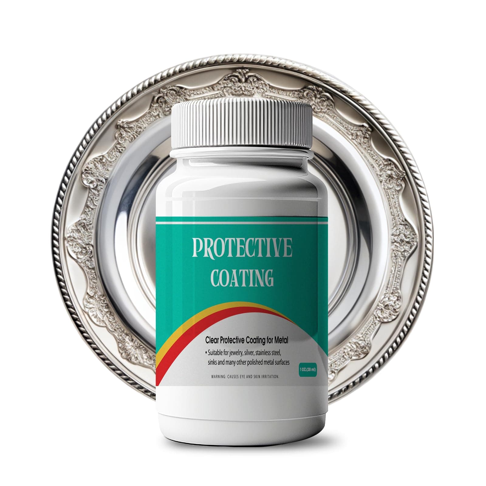 1 Oz. Clear, Protective Coating for Metal, Jewelry Coating, Jewelry Shield, Fast Drying Transparent After Curing, Long Lasting Protect Metal and Jewels from Wear, Rust